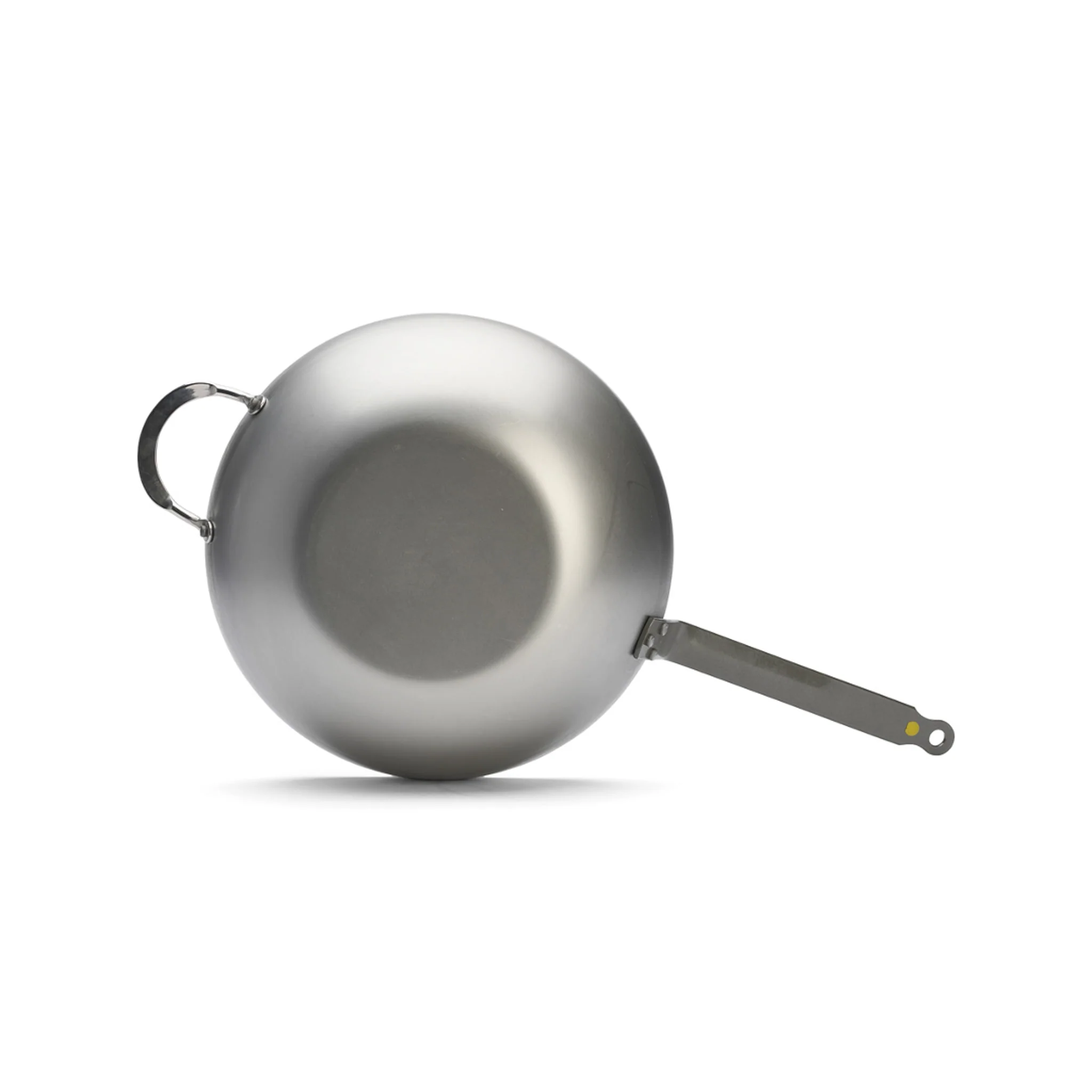 De Buyer Mineral B Flat Base Wok, 32cm - Image 3