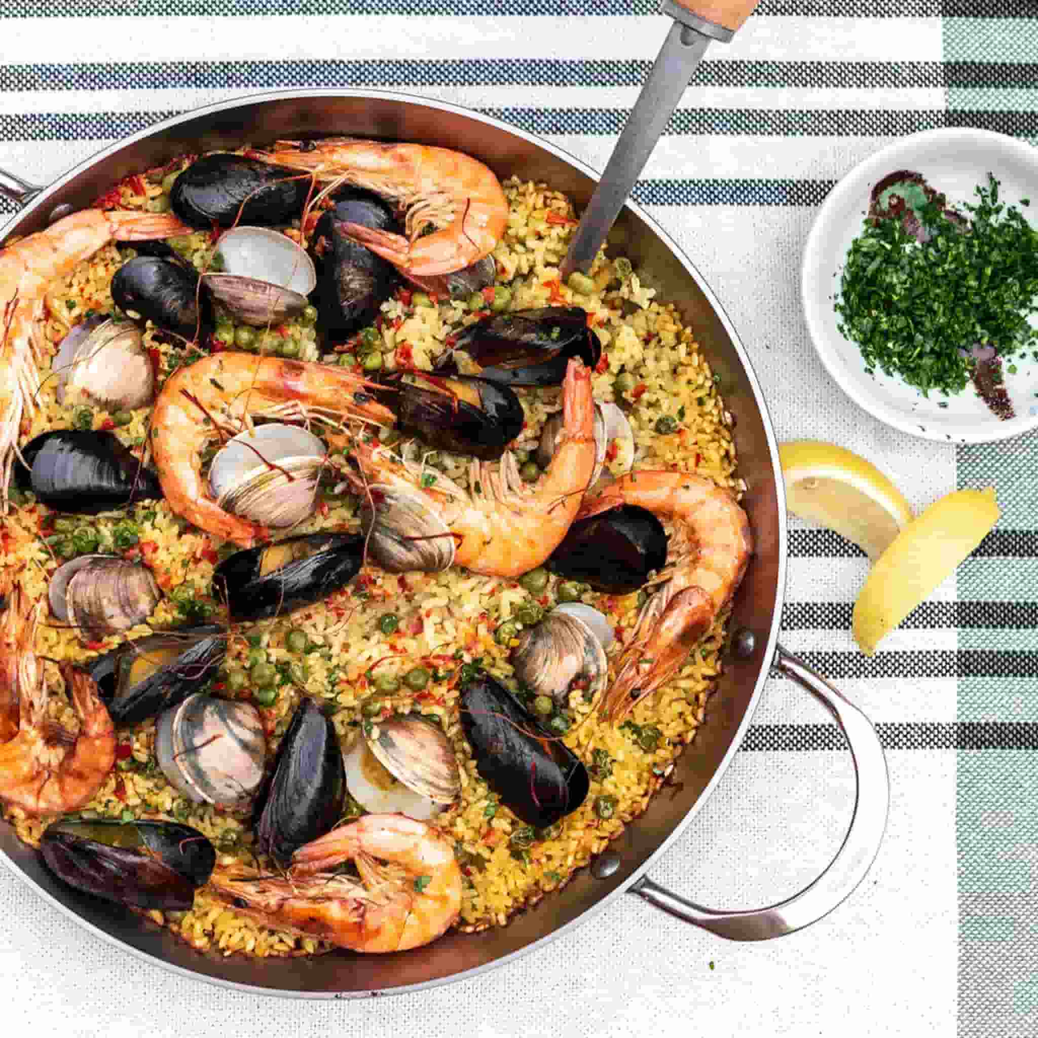 De Buyer Mineral B Paella Pan, 32cm - Image 2