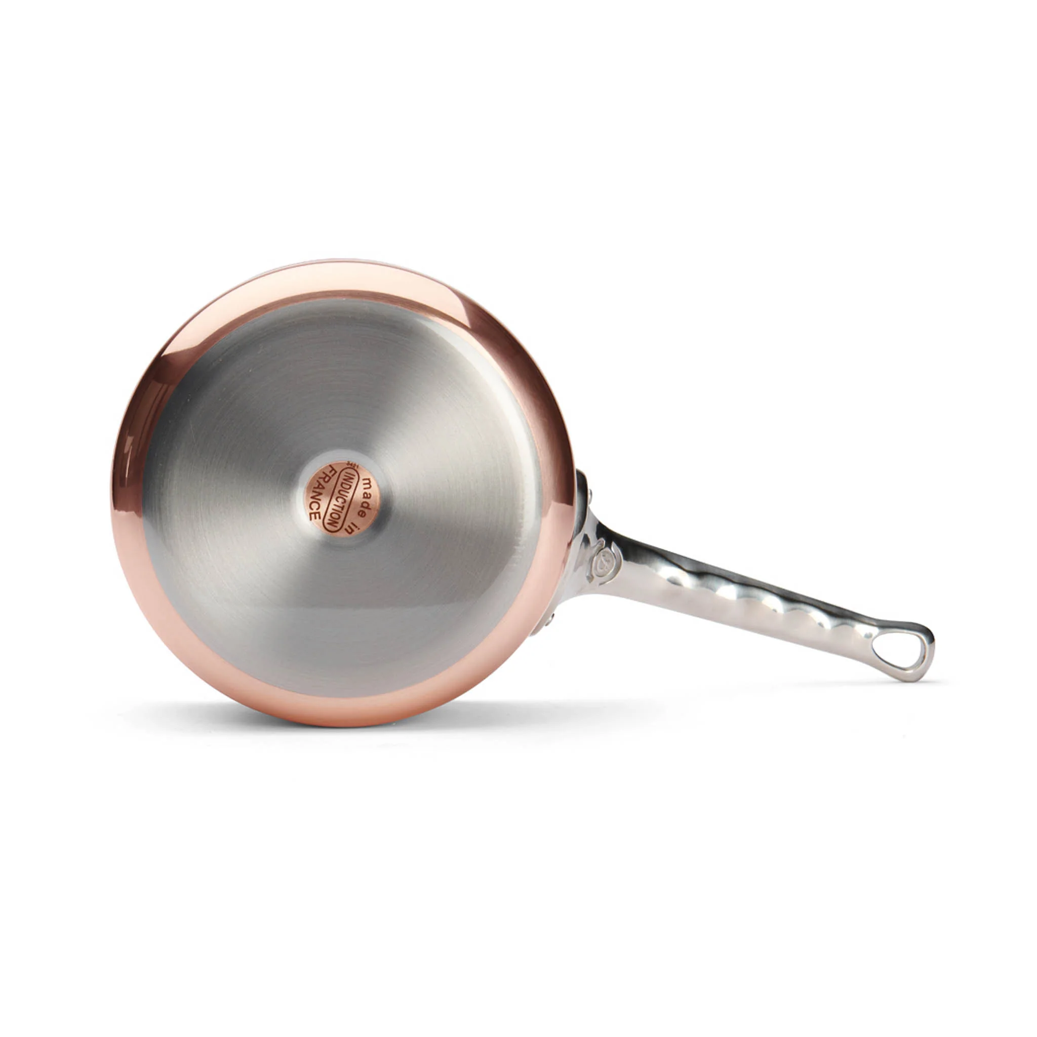 De Buyer Prima Matera Induction Copper Saucepan with Stainless Steel Handle - Image 3