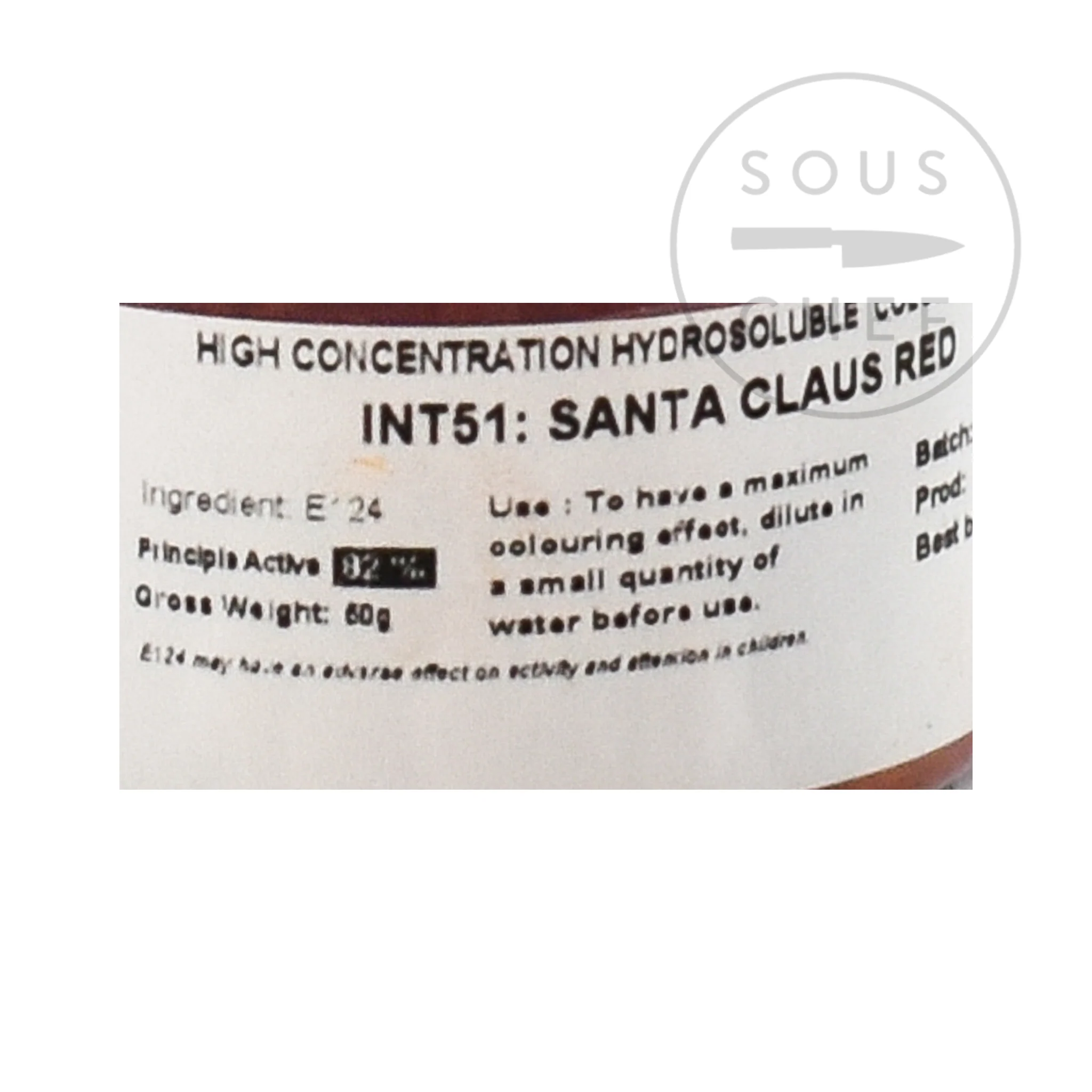 Deco Relief Intense Santa Claus Red Food Colour, 50g - Image 3