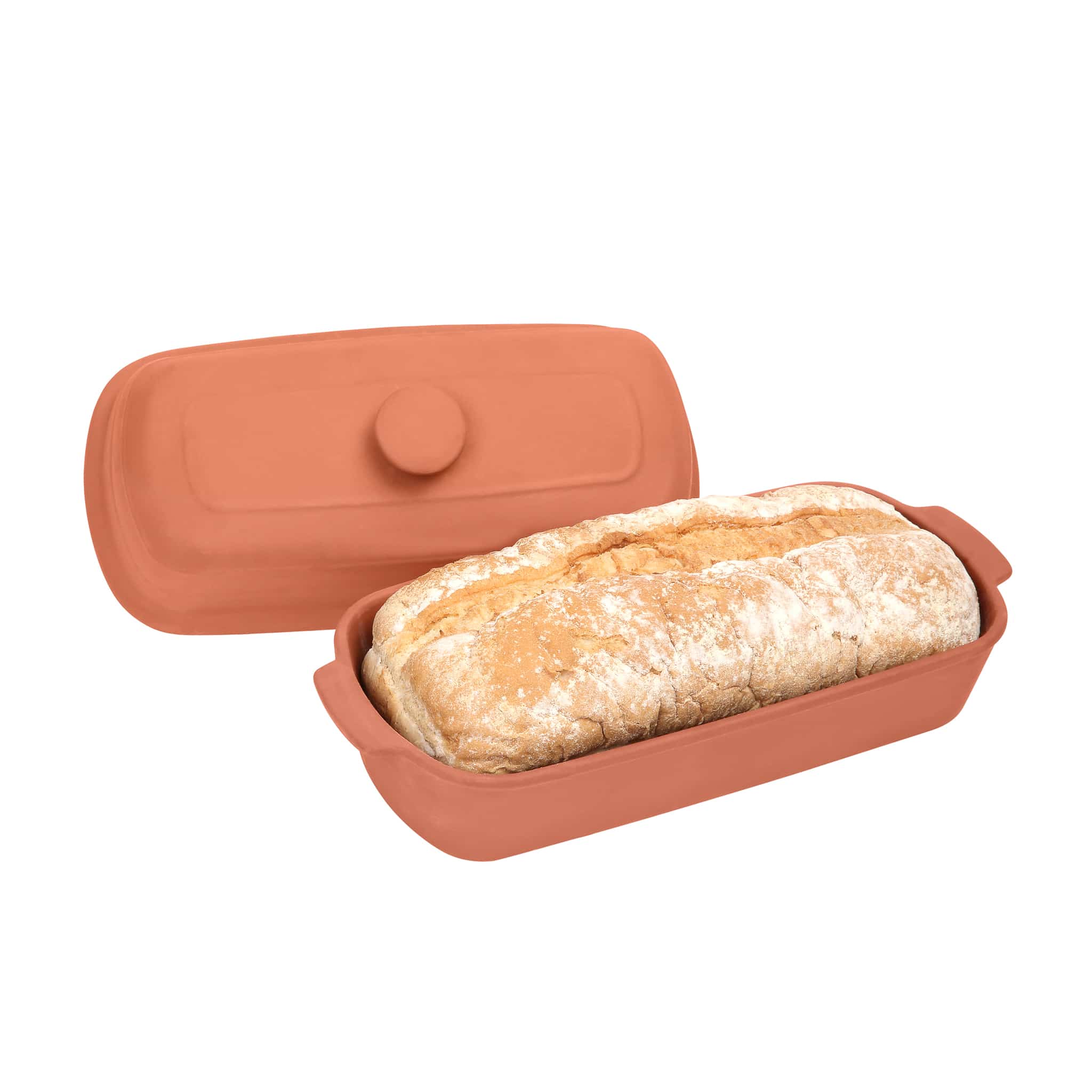 Dexam Terracotta Bread Baker with Lid, 31cm - Image 2