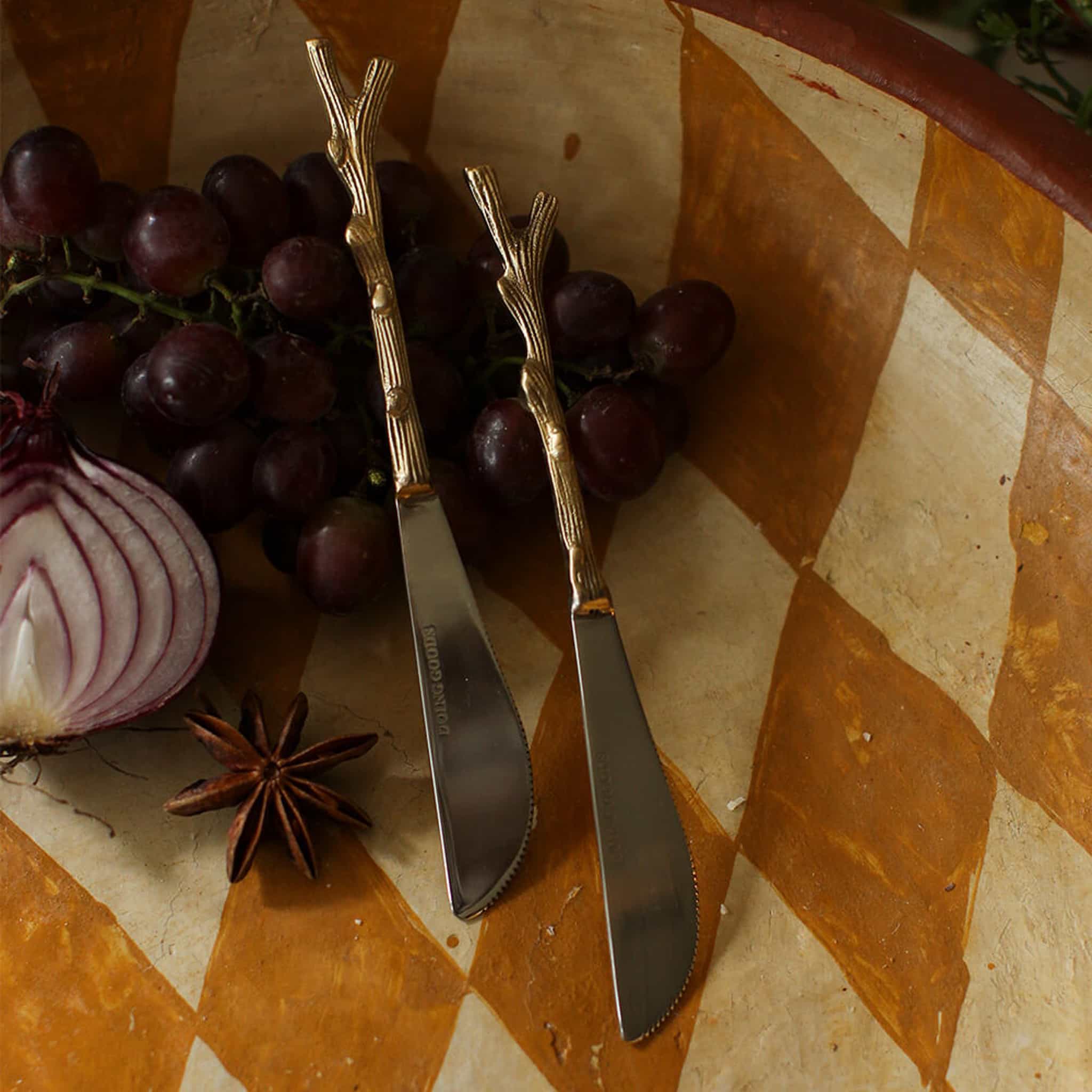 Doing Goods Set of 2 Twiggy Butter Knife Set - Image 2