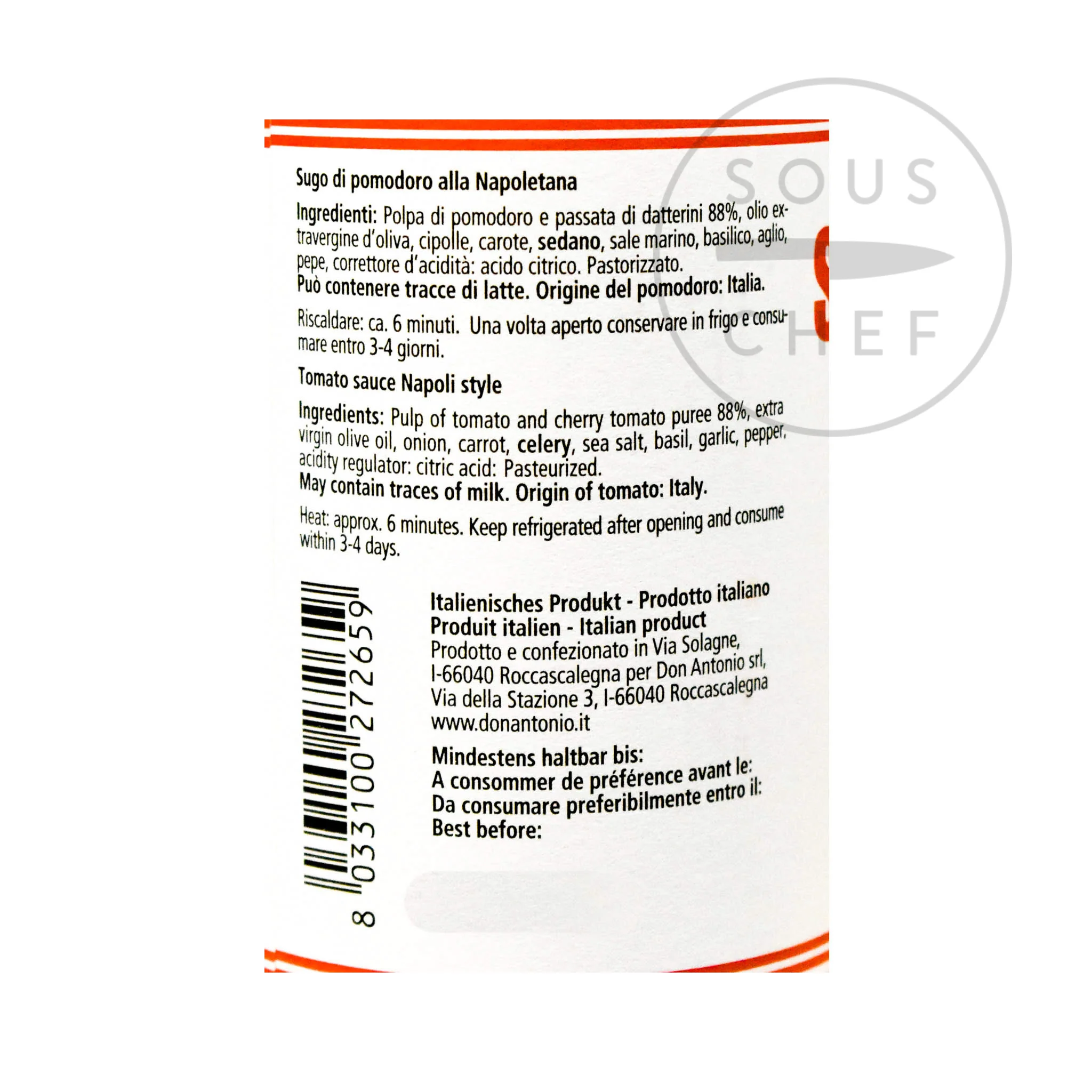 Don Antonio Napoletana Sauce, 500g - Image 2