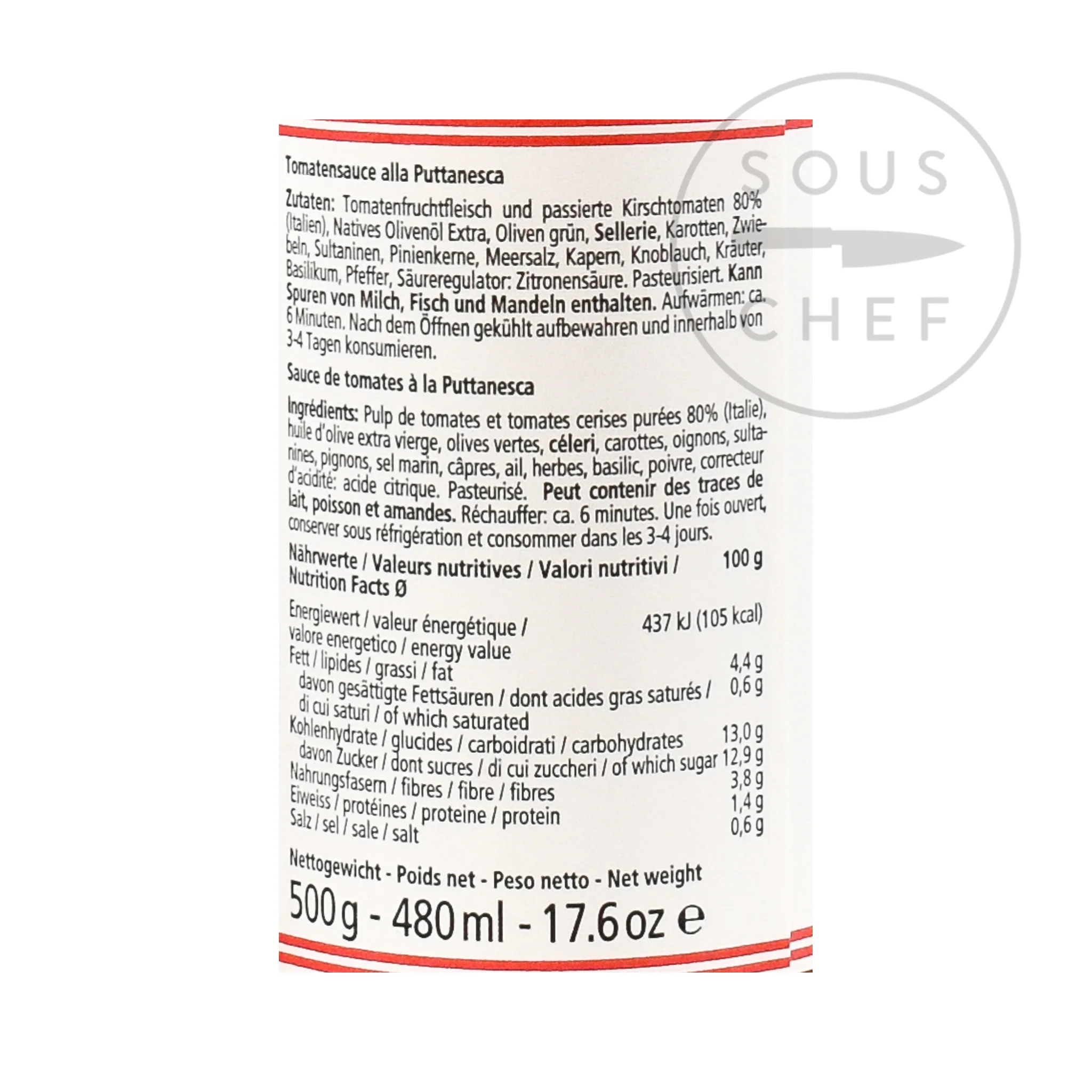 Don Antonio Puttanesca Sauce, 500g - Image 3