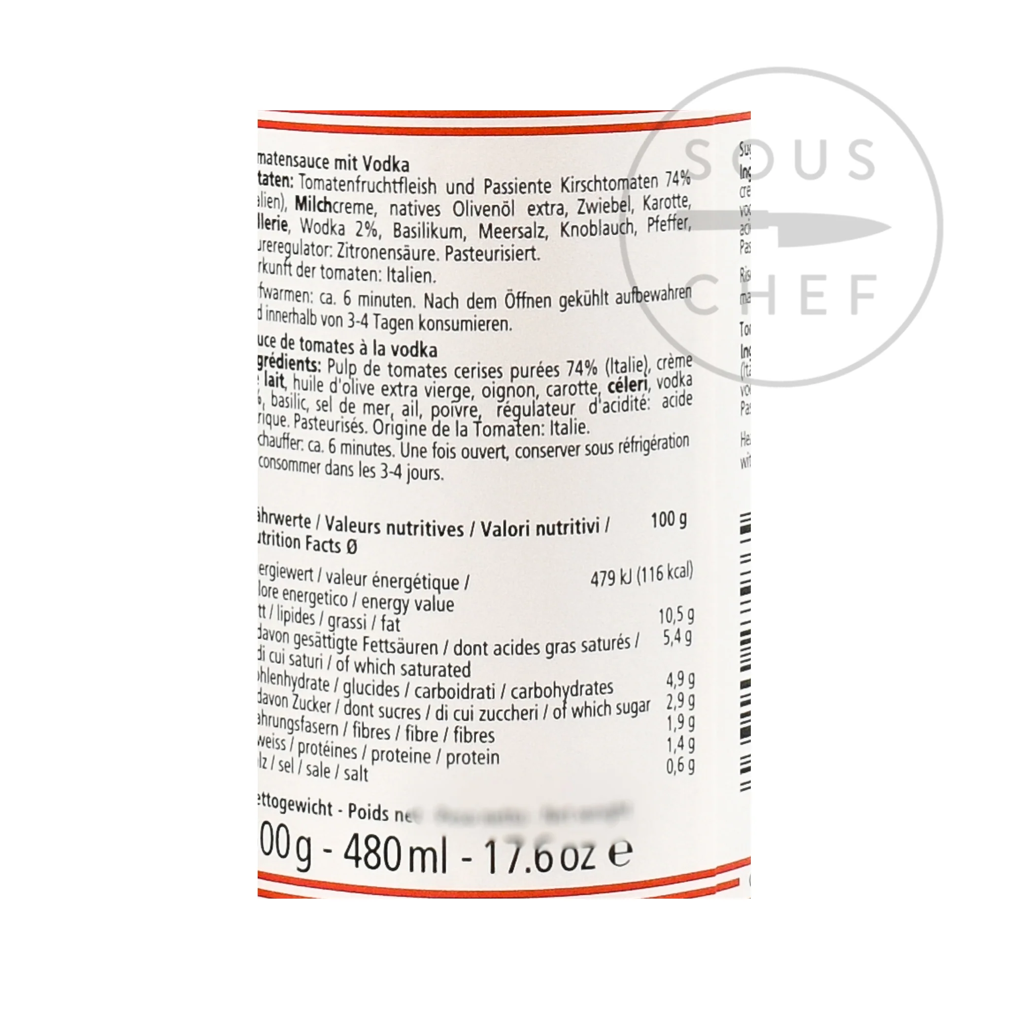 Don Antonio Vodka Sauce, 500g - Image 2