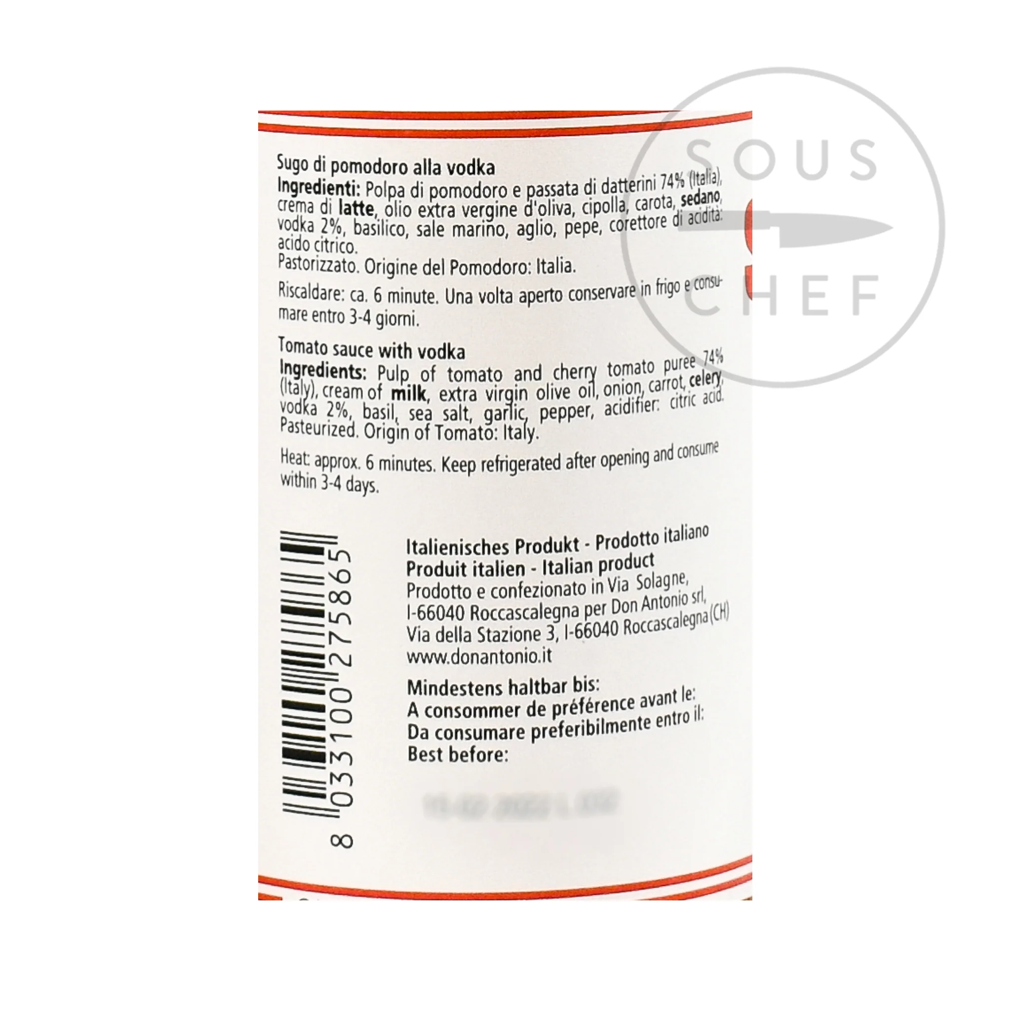 Don Antonio Vodka Sauce, 500g - Image 4