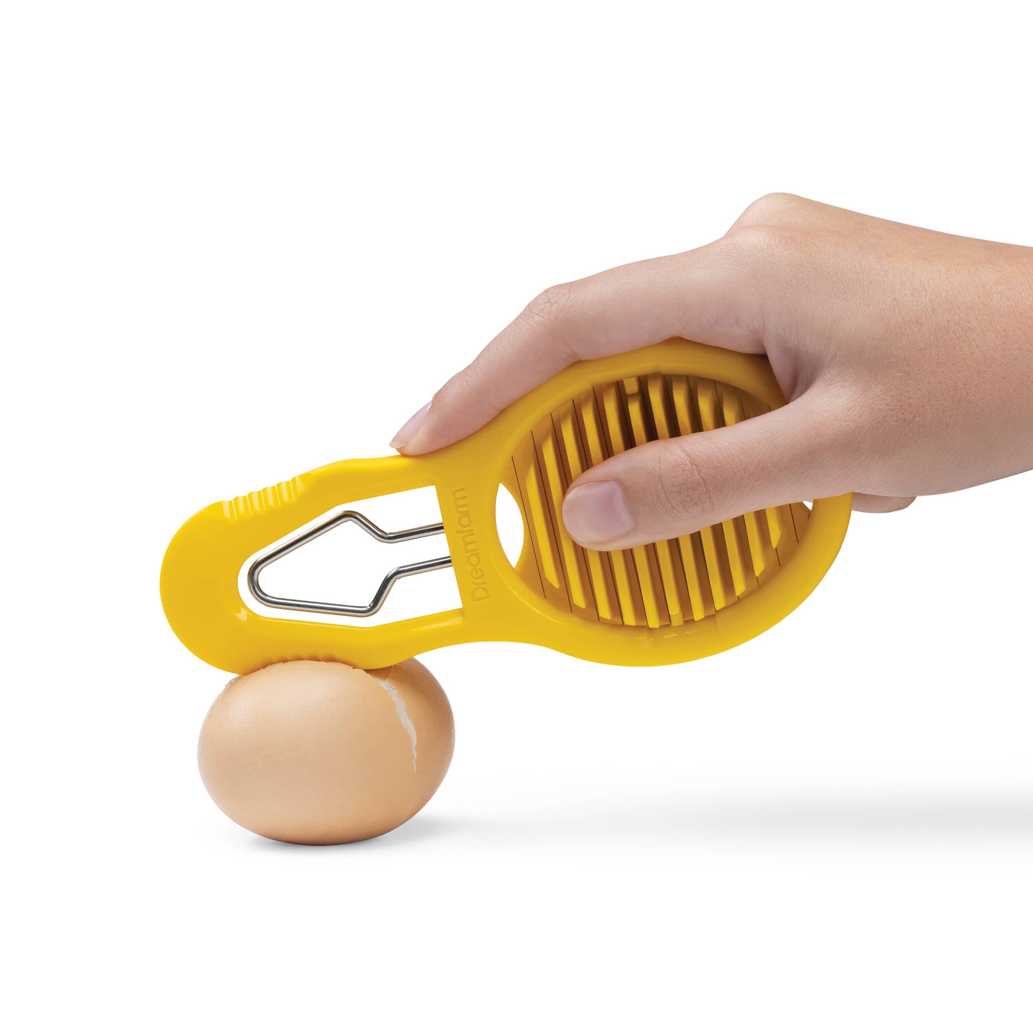 Dreamfarm Yellow Eggler Egg Peeler and Slicer - Image 3