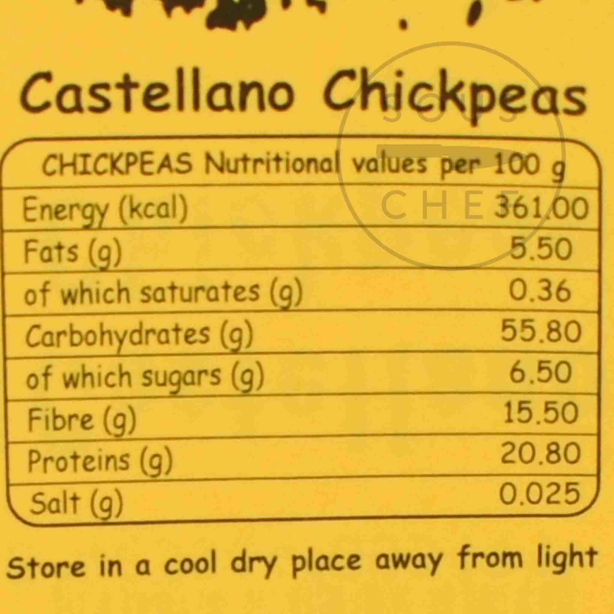 Dried Castellano Chickpeas from Leon, 1kg - Image 2