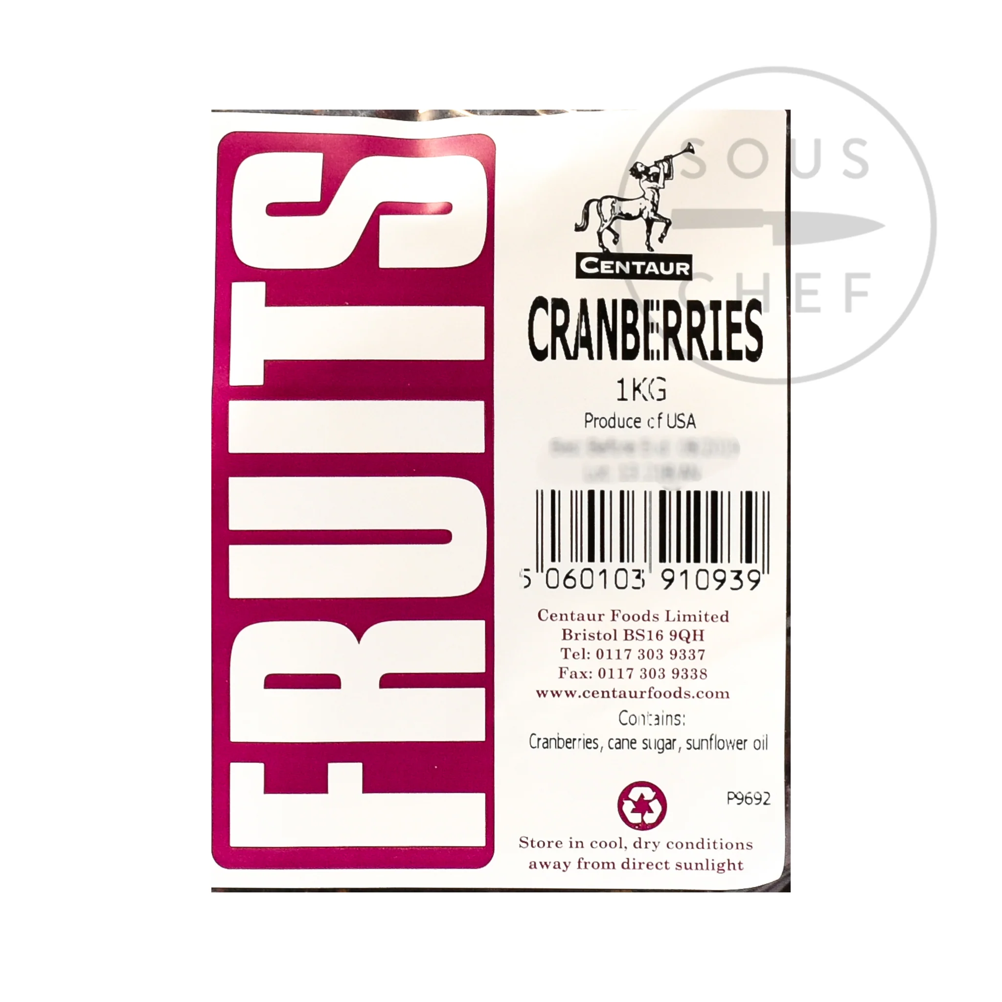 Dried Cranberries, 1kg - Image 3