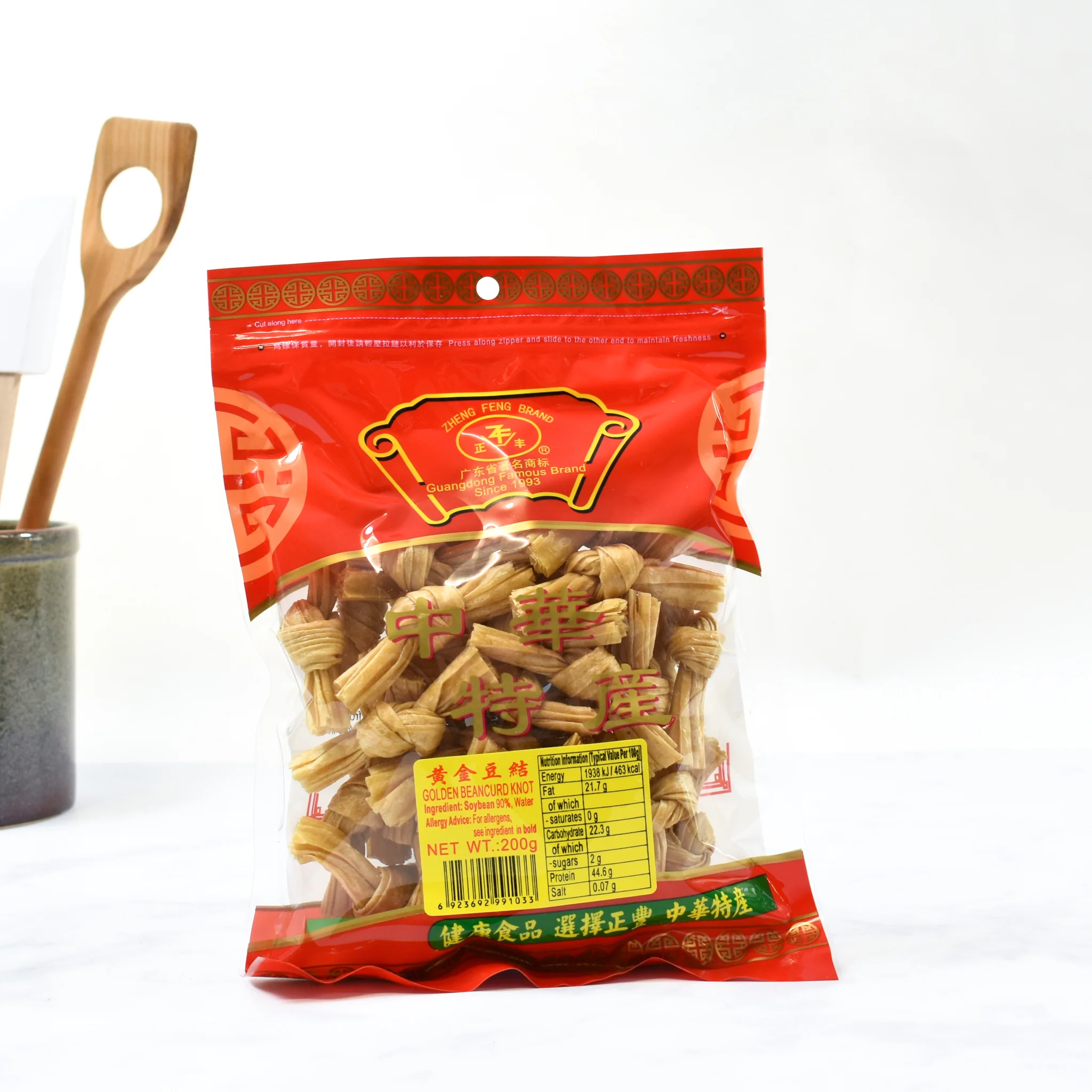 Dried Tofu Knots, 200g - Image 4