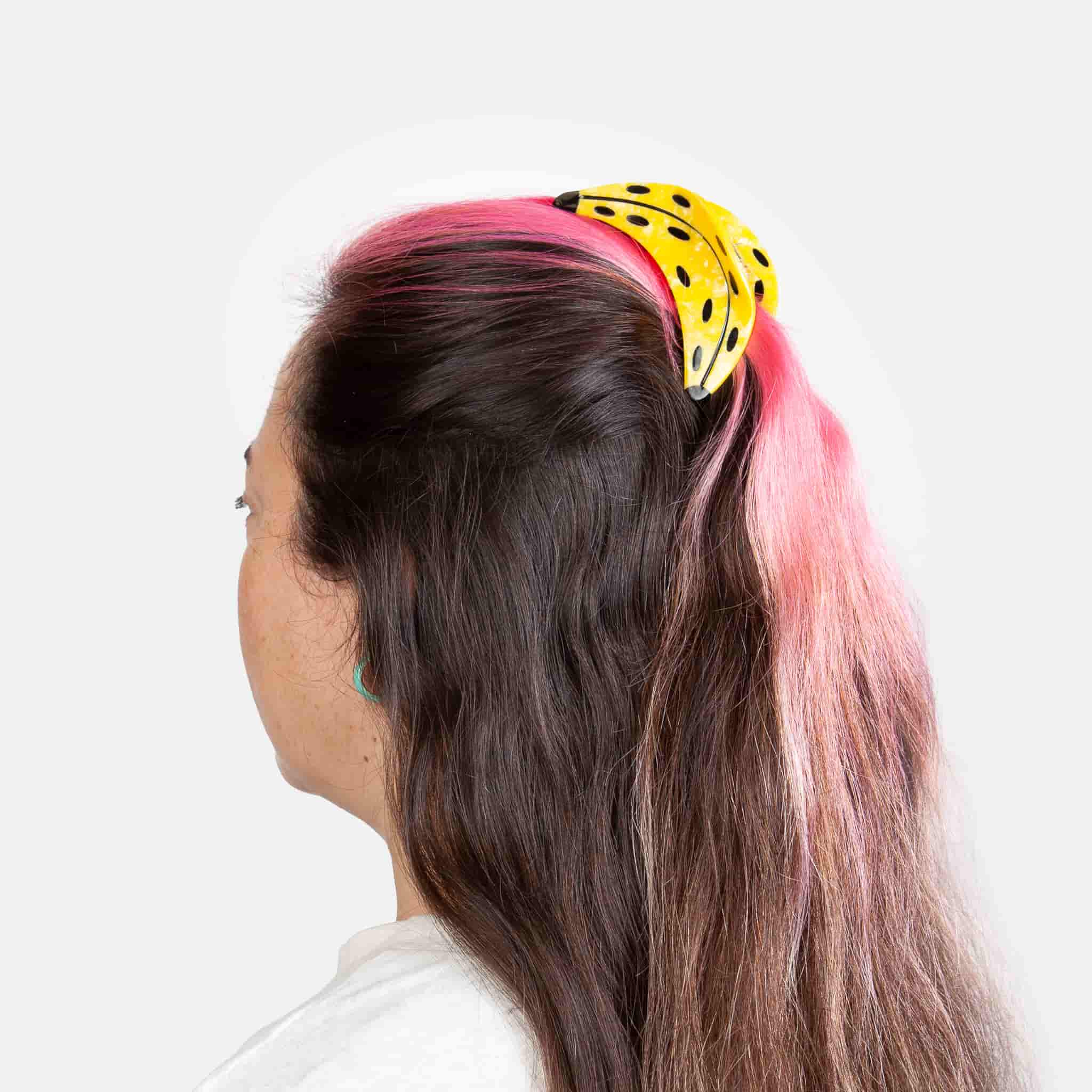 Eat My Socks Banana Hair Claw Clip - Image 2