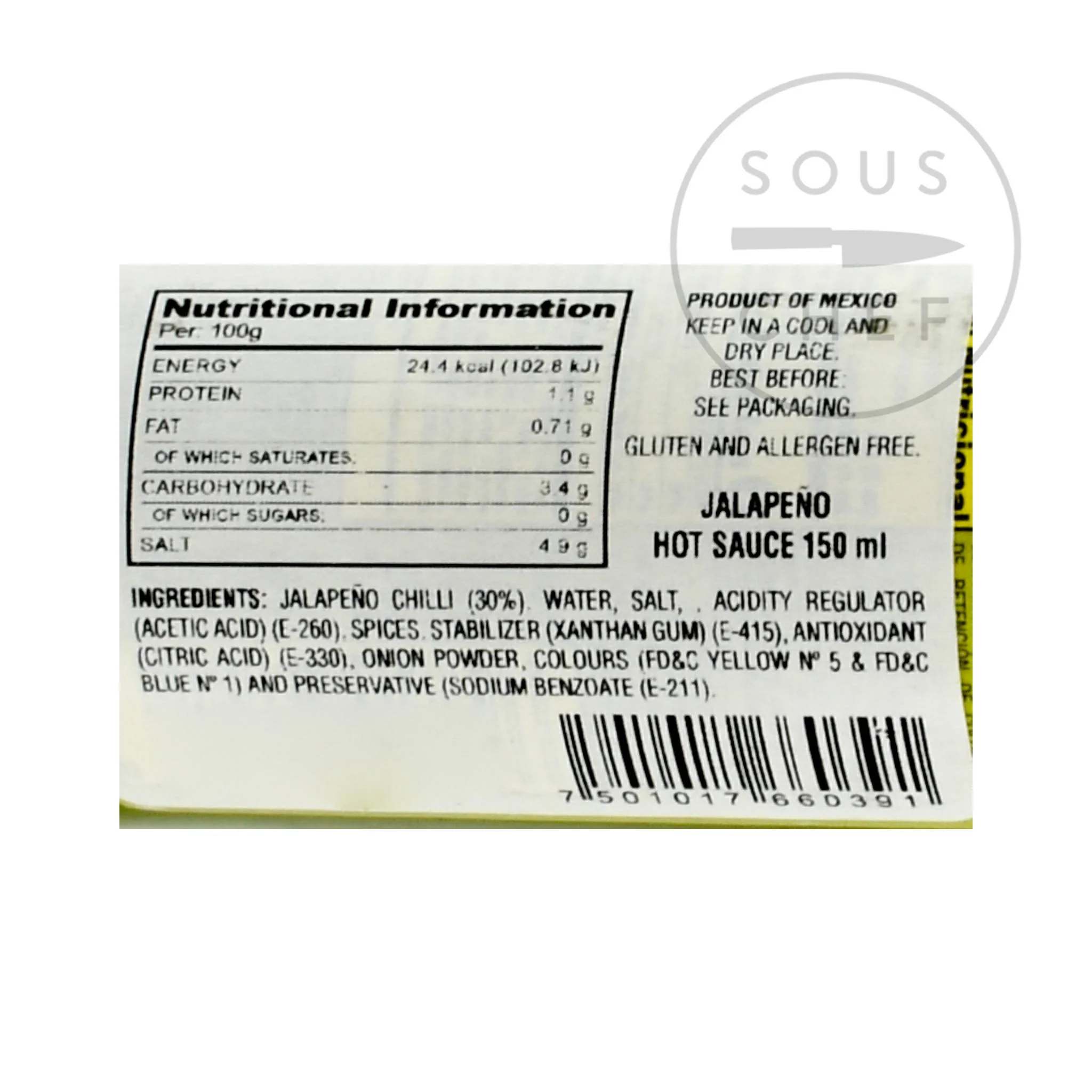 El Yucateco Jalapeno Sauce, 150ml - Image 2