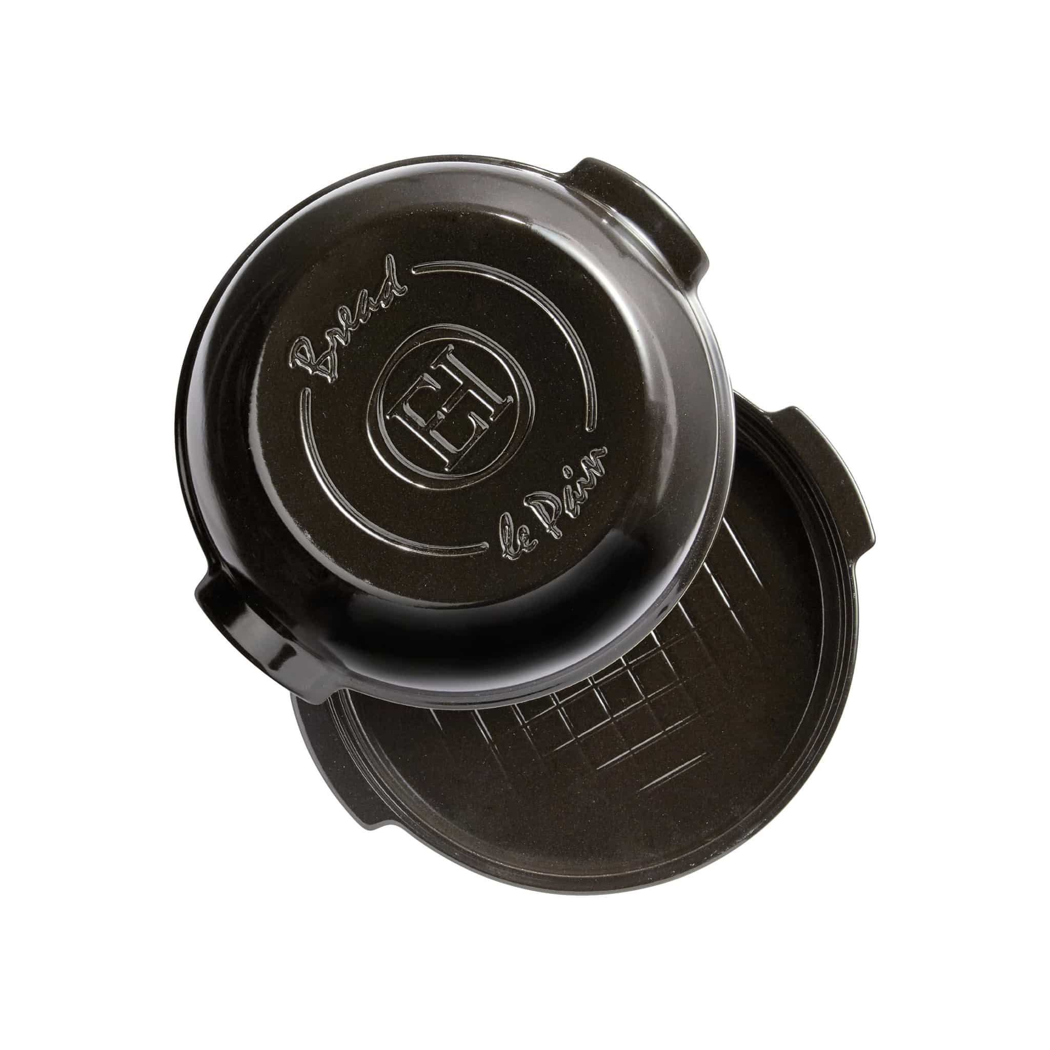 Emile Henry Black Round Bread Baker, 32.5cm - Image 2