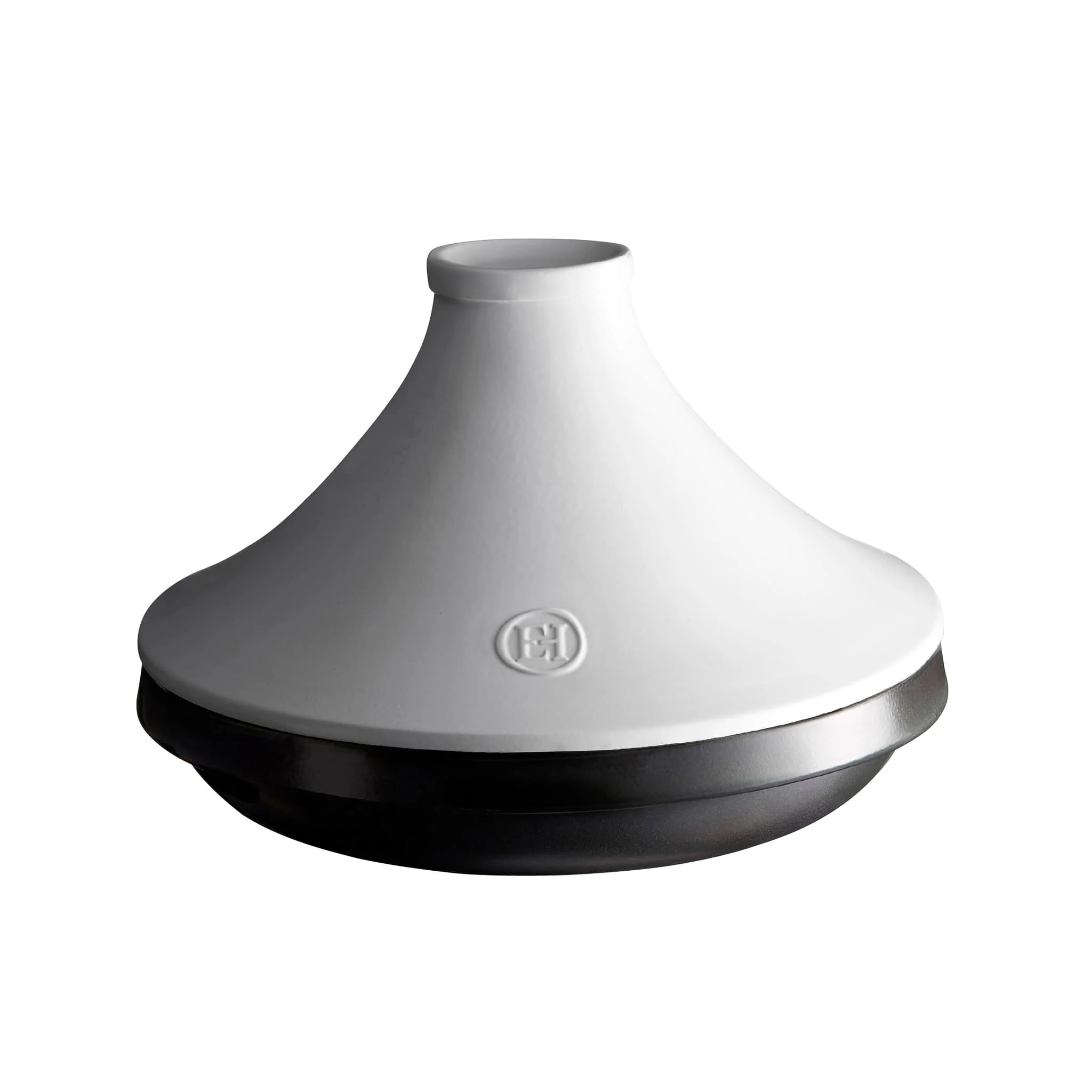 Emile Henry Delight Black & White Ceramic Induction Tagine - Image 3