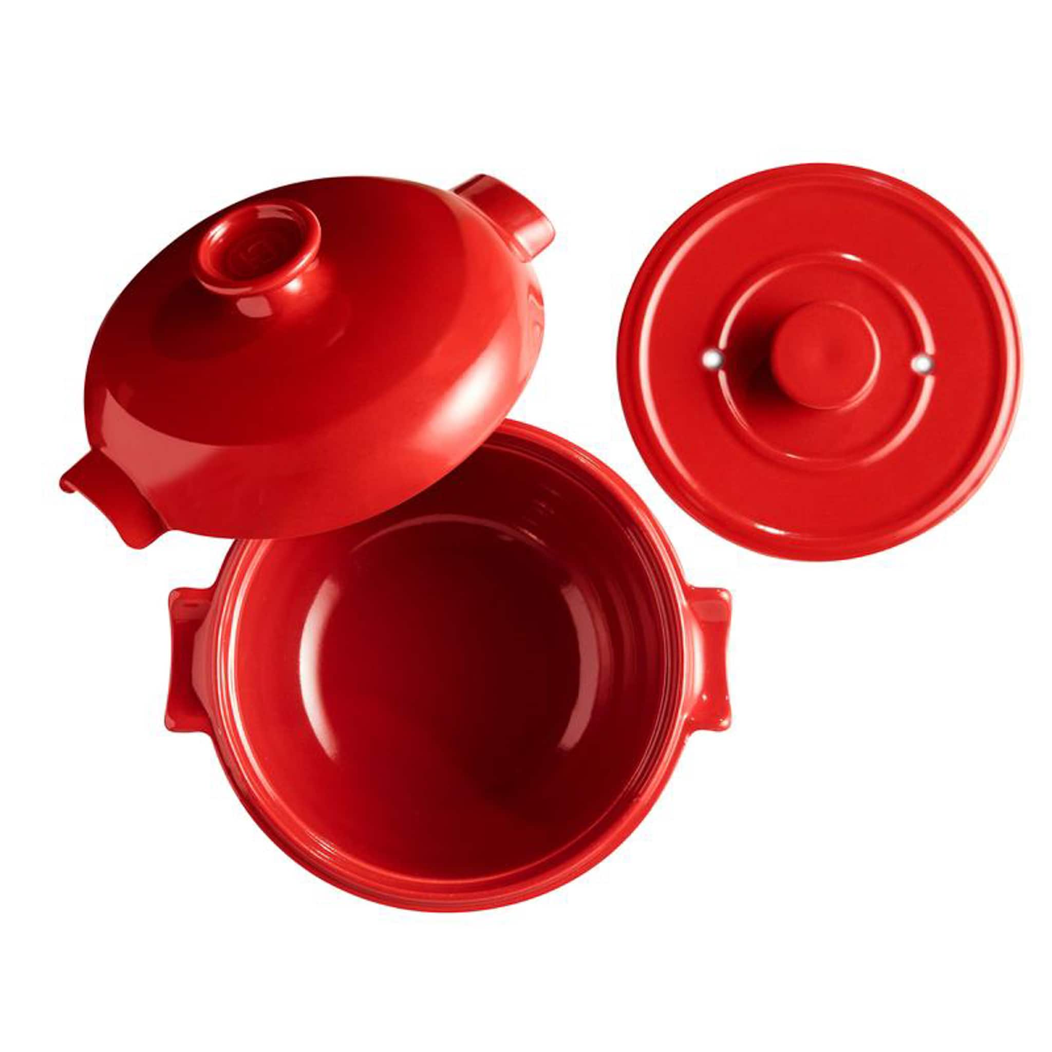 Emile Henry Red Rice Cooking Pot, 2.5 Litre - Image 4