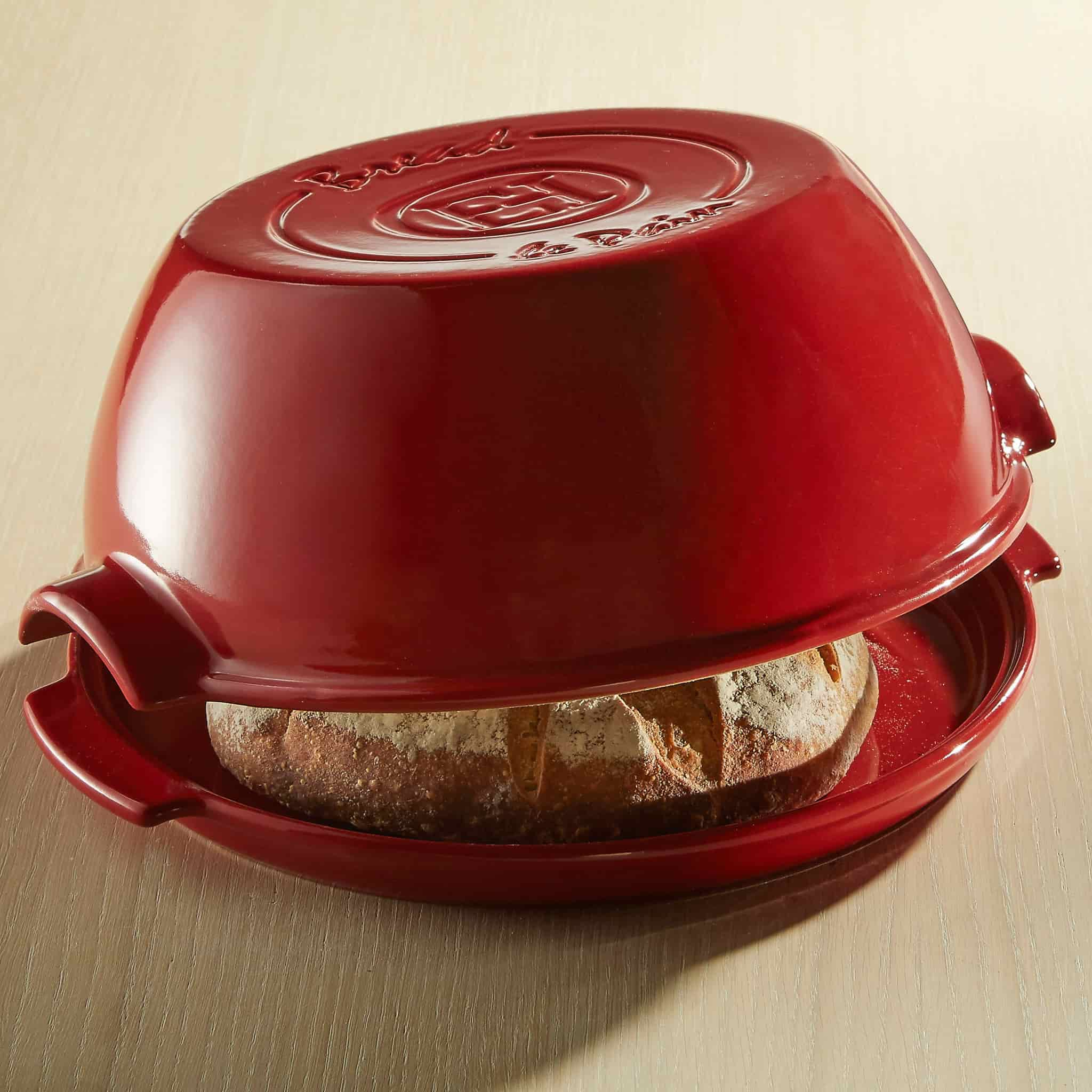 Emile Henry Red Round Bread Baker - Image 3