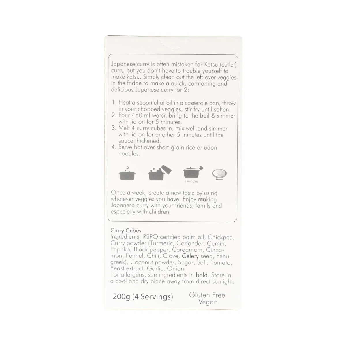 Emma Basic Japanese Curry, 200g - Image 2