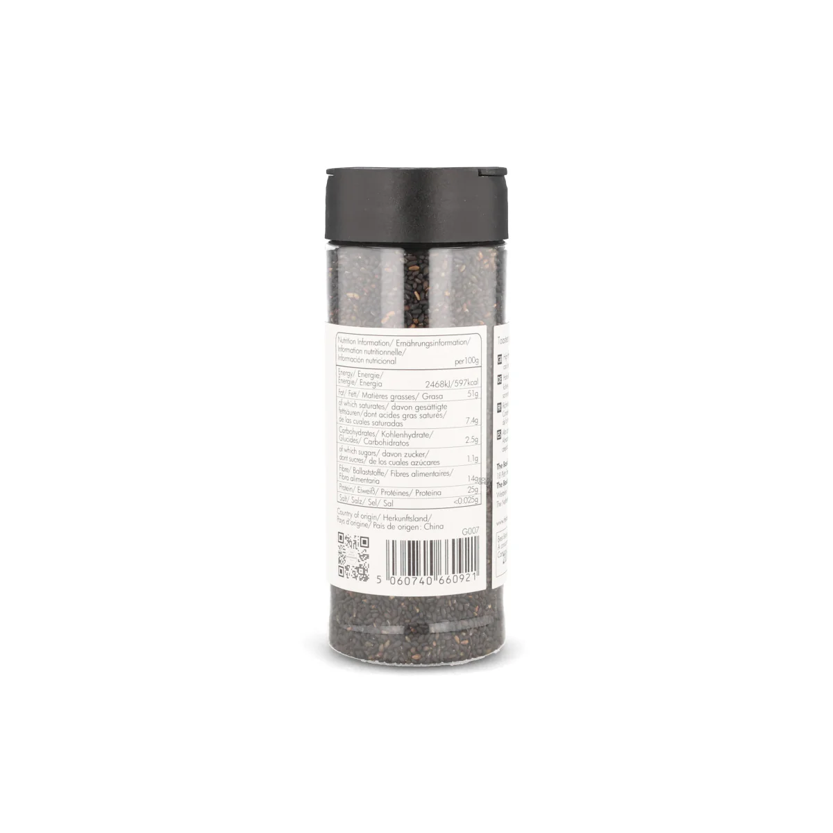 Emma Basic Roasted Black Sesame Seeds, 150g - Image 3