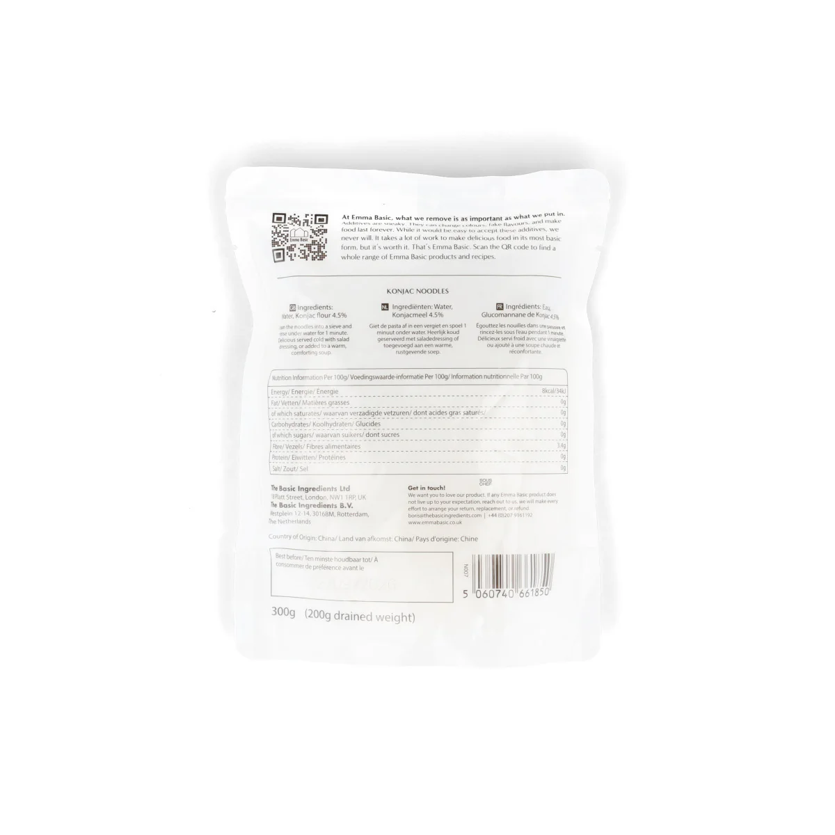 3x Emma Basic Shirataki Konjac Noodles, 200g - Image 3
