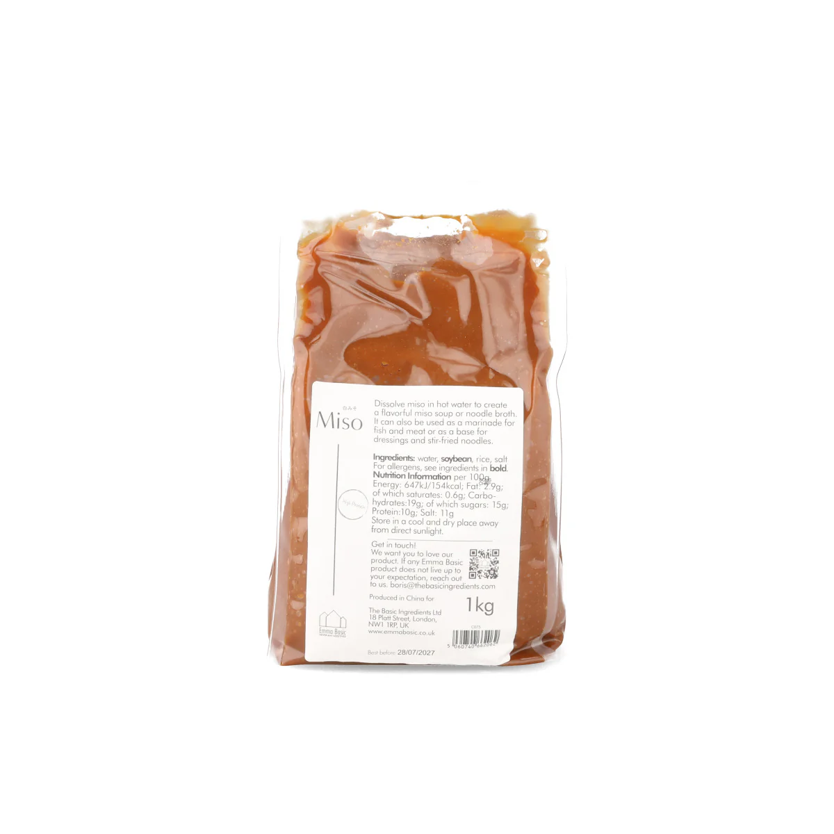 Emma Basic White Miso, 1kg - Image 2