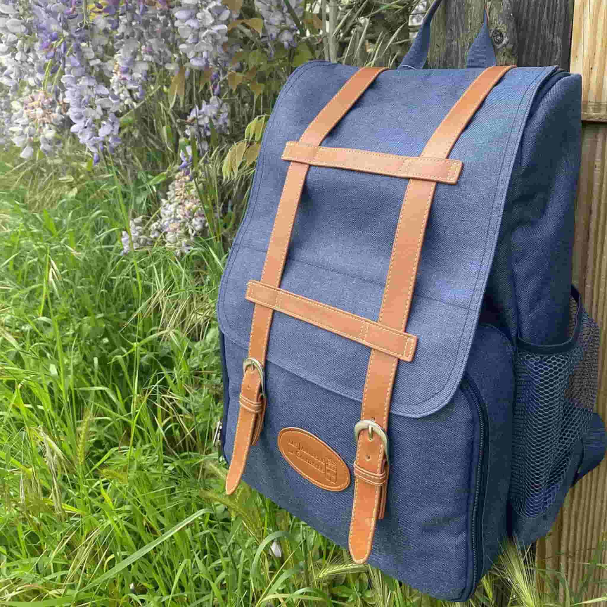 Escapade Navy Picnic Backpack, 4 Person - Image 5