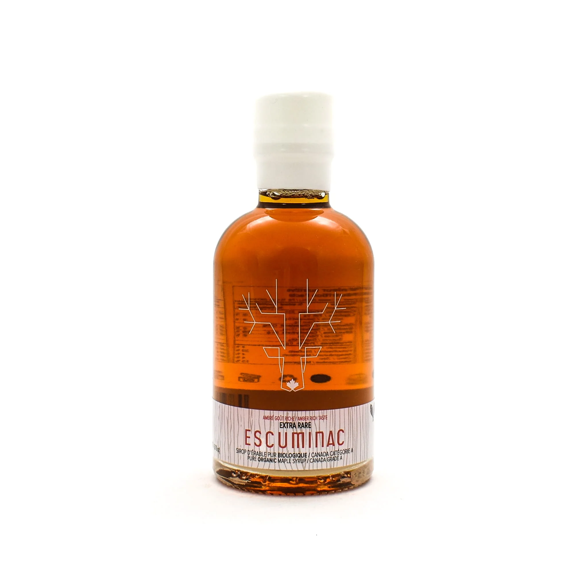 Escuminac Organic Extra Rare Light Maple Syrup, 200ml