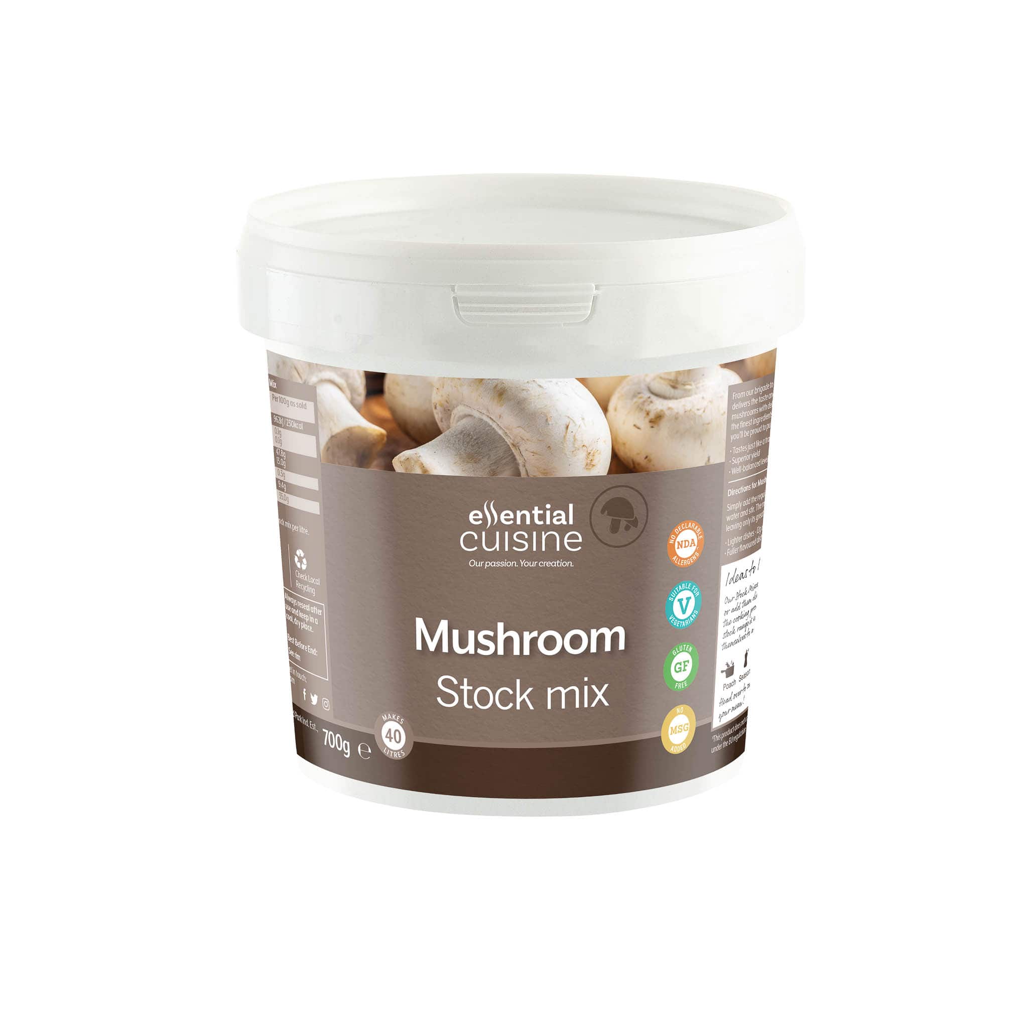Essential Cuisine Mushroom Stock Mix, 700g