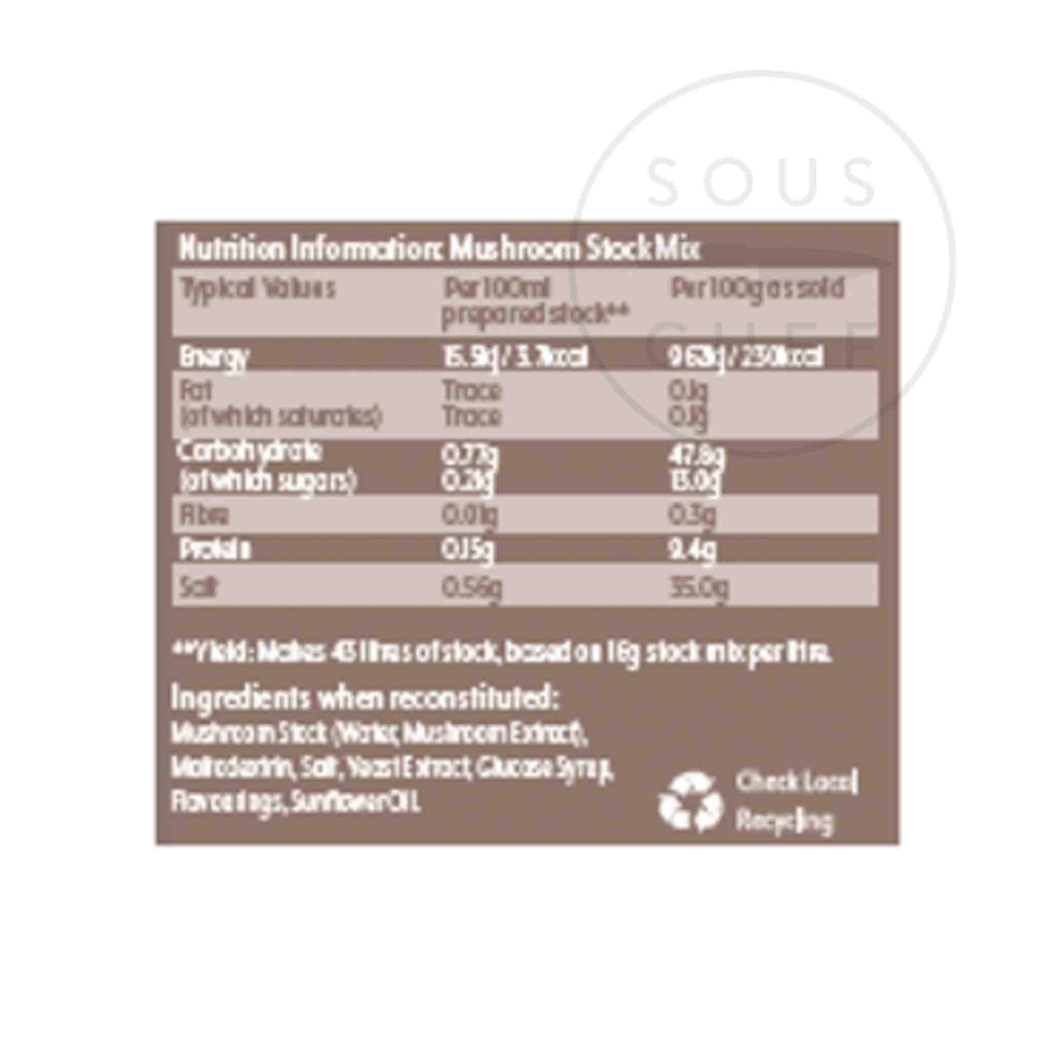 Essential Cuisine Mushroom Stock Mix, 700g - Image 2