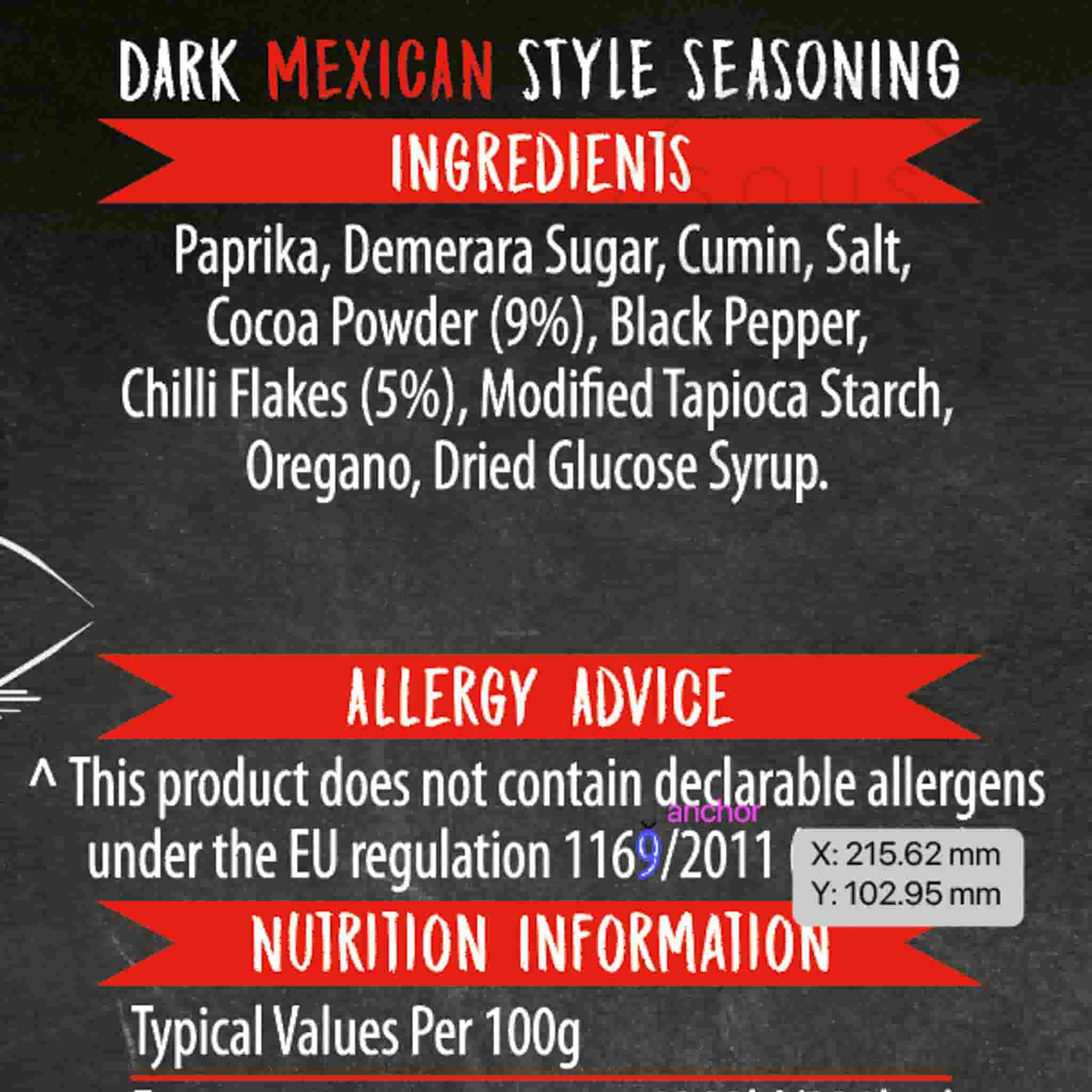 Essential Cuisine Street Food Dark Mexican Seasoning, 300g - Image 2
