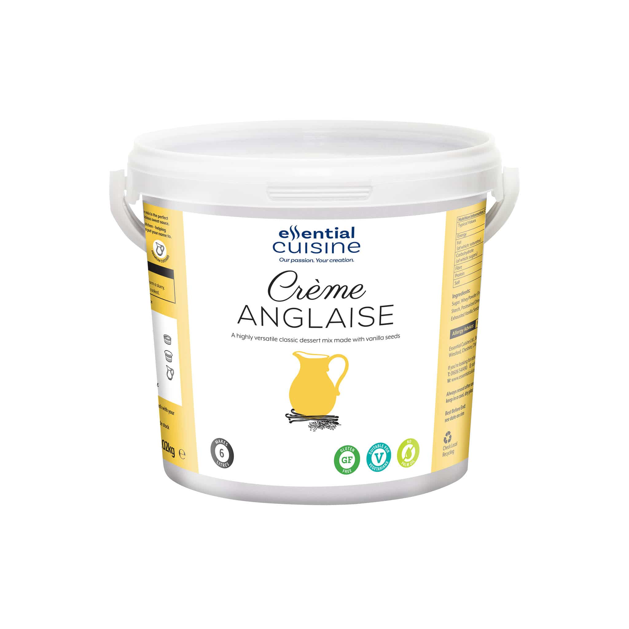 Essential Cuisine Sweet Creme Anglaise Sauce, 1.02kg