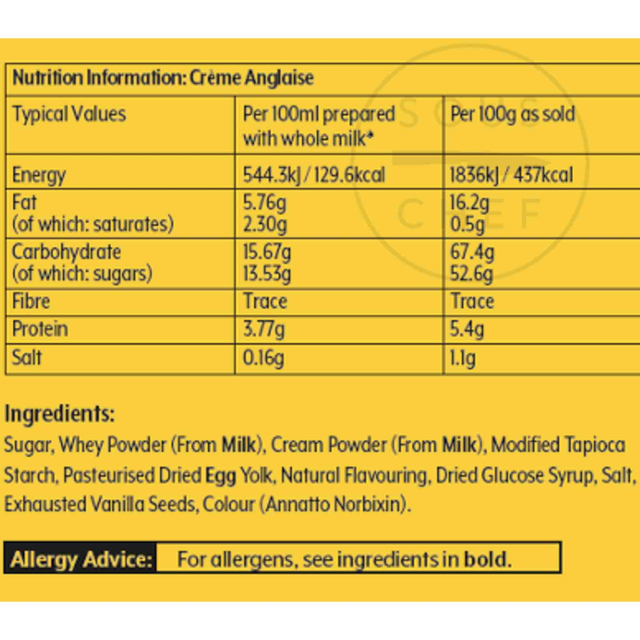 Essential Cuisine Sweet Creme Anglaise Sauce, 1.02kg - Image 2
