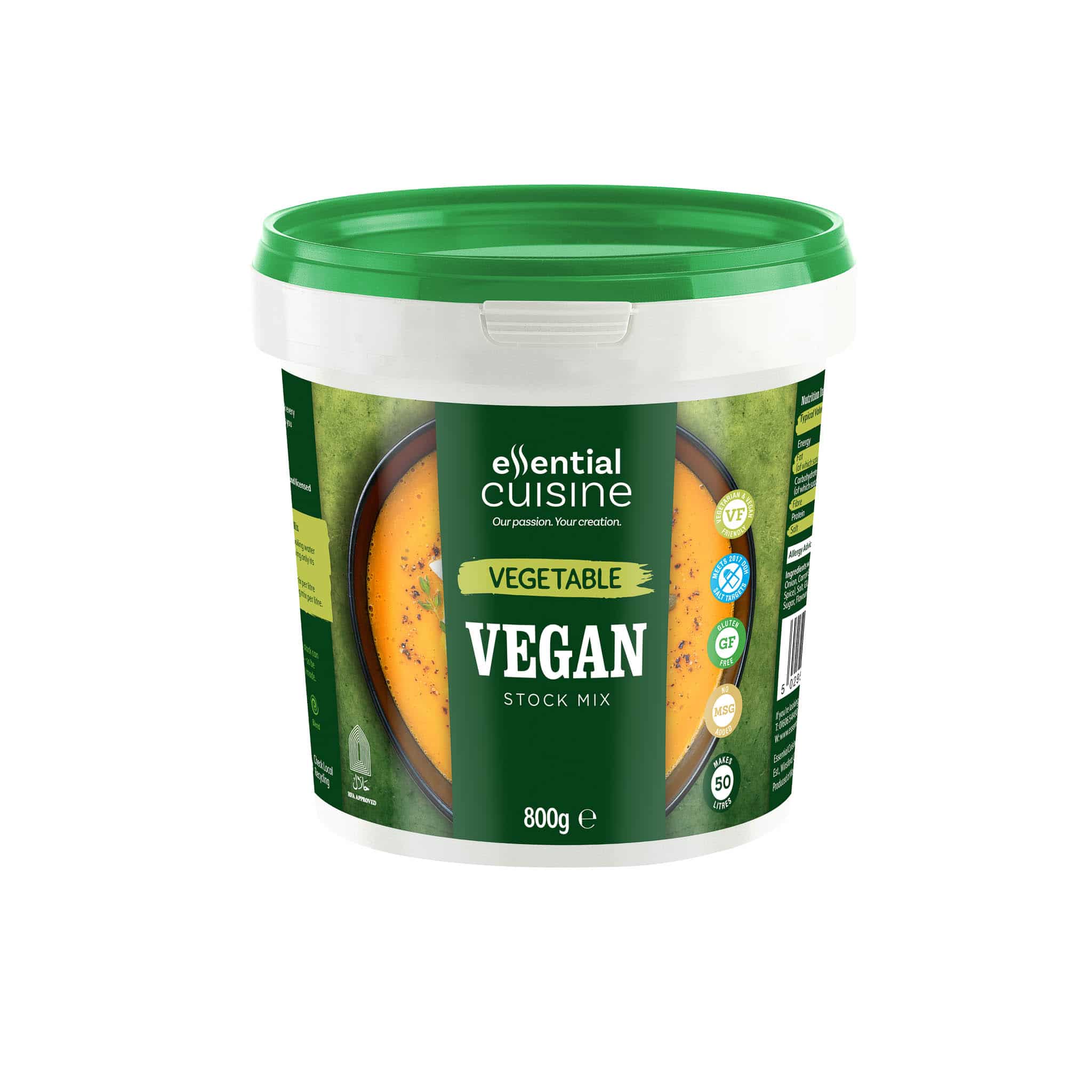 Essential Cuisine Vegan Vegetable Stock, 800g