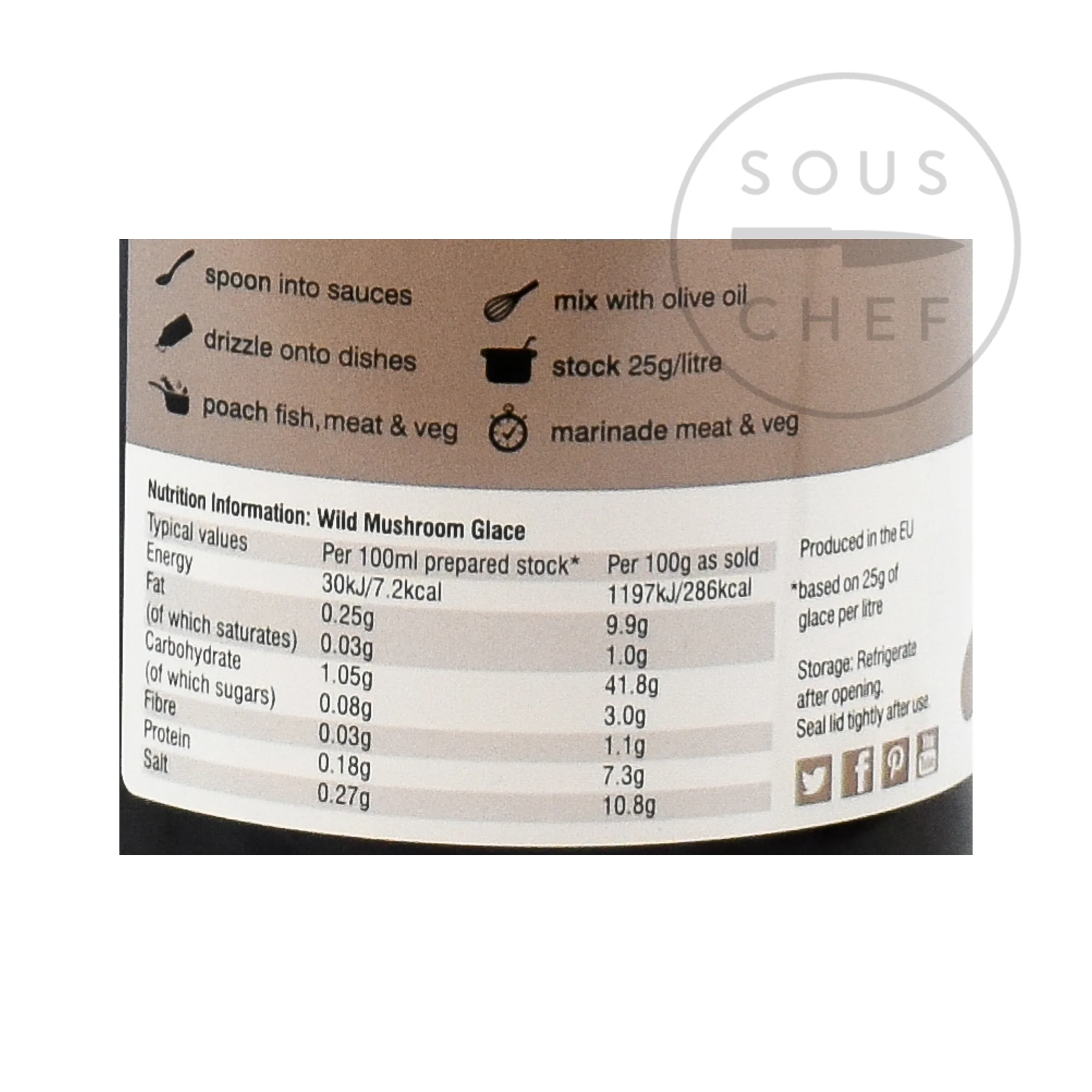 Essential Cuisine Wild Mushroom Glace, 600g - Image 3