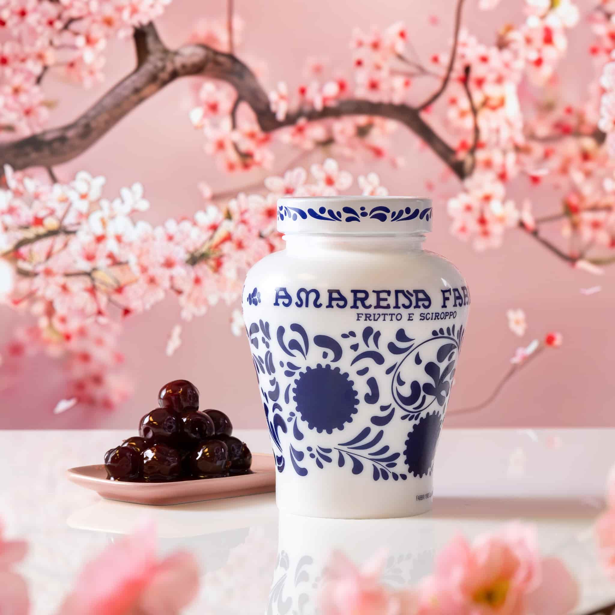 Fabbri Amarena Cherries in Syrup - Opaline Jar, 600g - Image 4