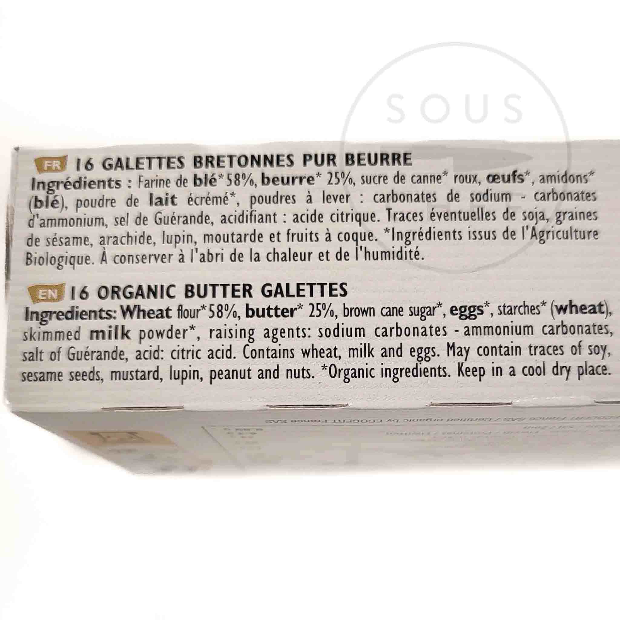 Filet Bleu Organic Butter Galette, 130g - Image 2