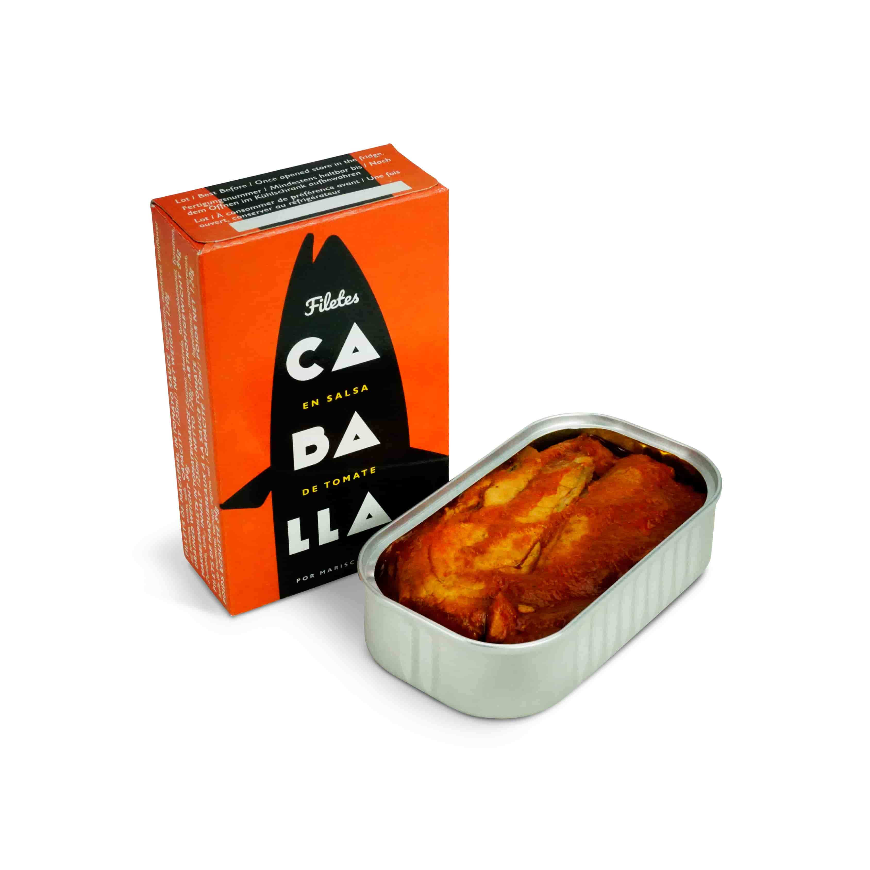 Fillets of Mackerel in Tomato Sauce, 120g - Image 2