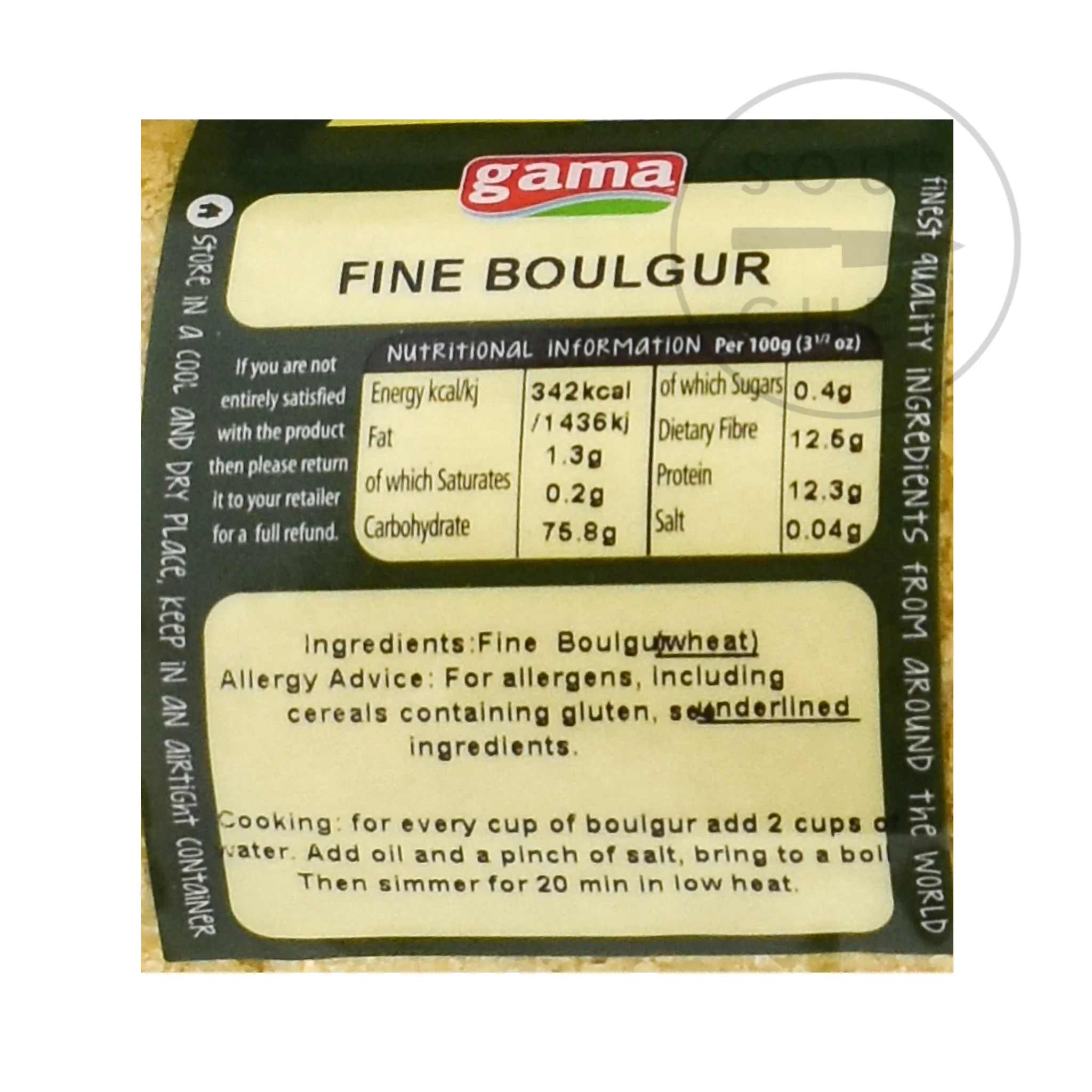 Fine Bulgur Wheat, 1kg - Image 3
