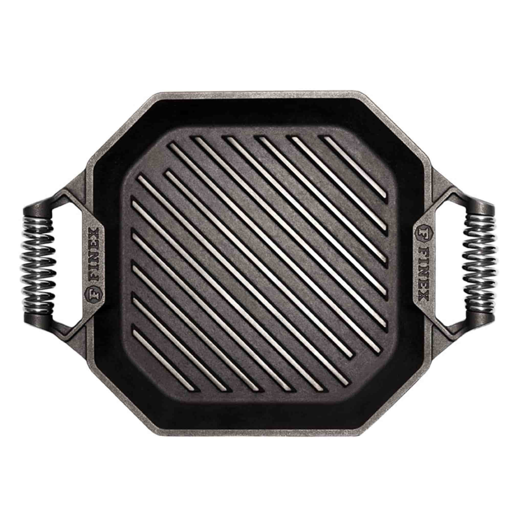 Finex Cast Iron Grill Pan with 2 Handles, 30cm (12inch) - Image 2