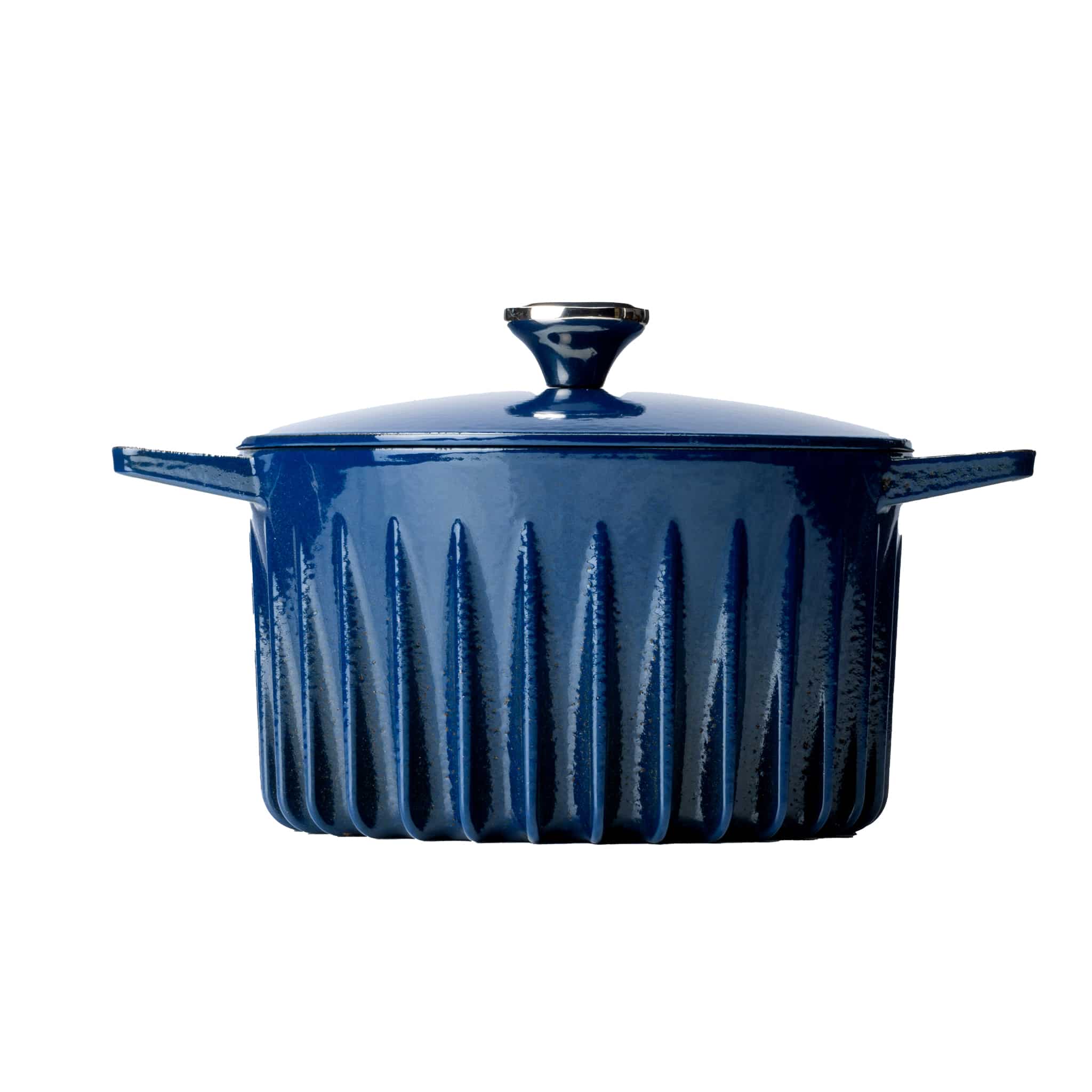 FIREUP Blue Cast Iron Dutch Oven, 26cm