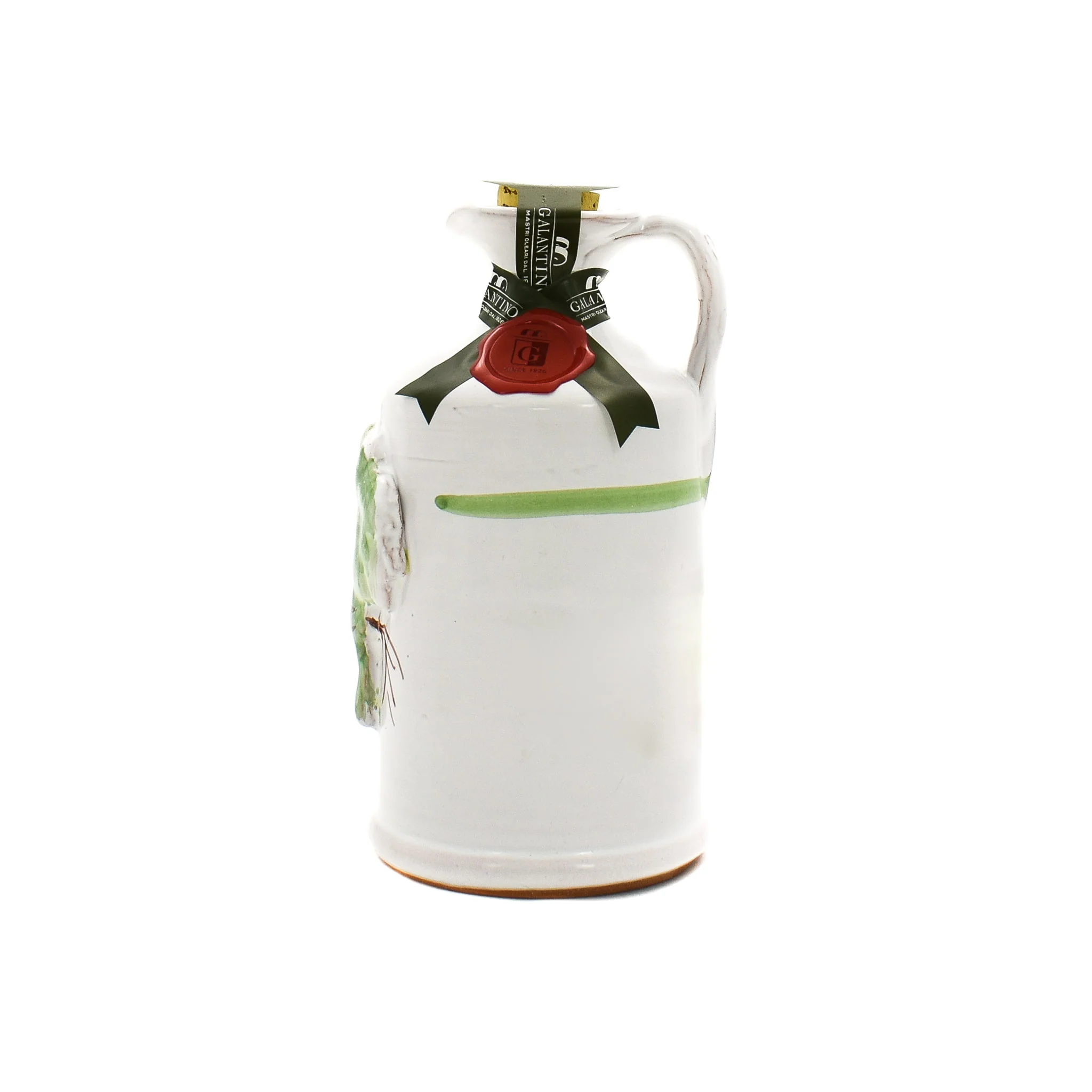 Puglian Olive Oil with Basil in Terracotta Bottle, 250ml - Image 2