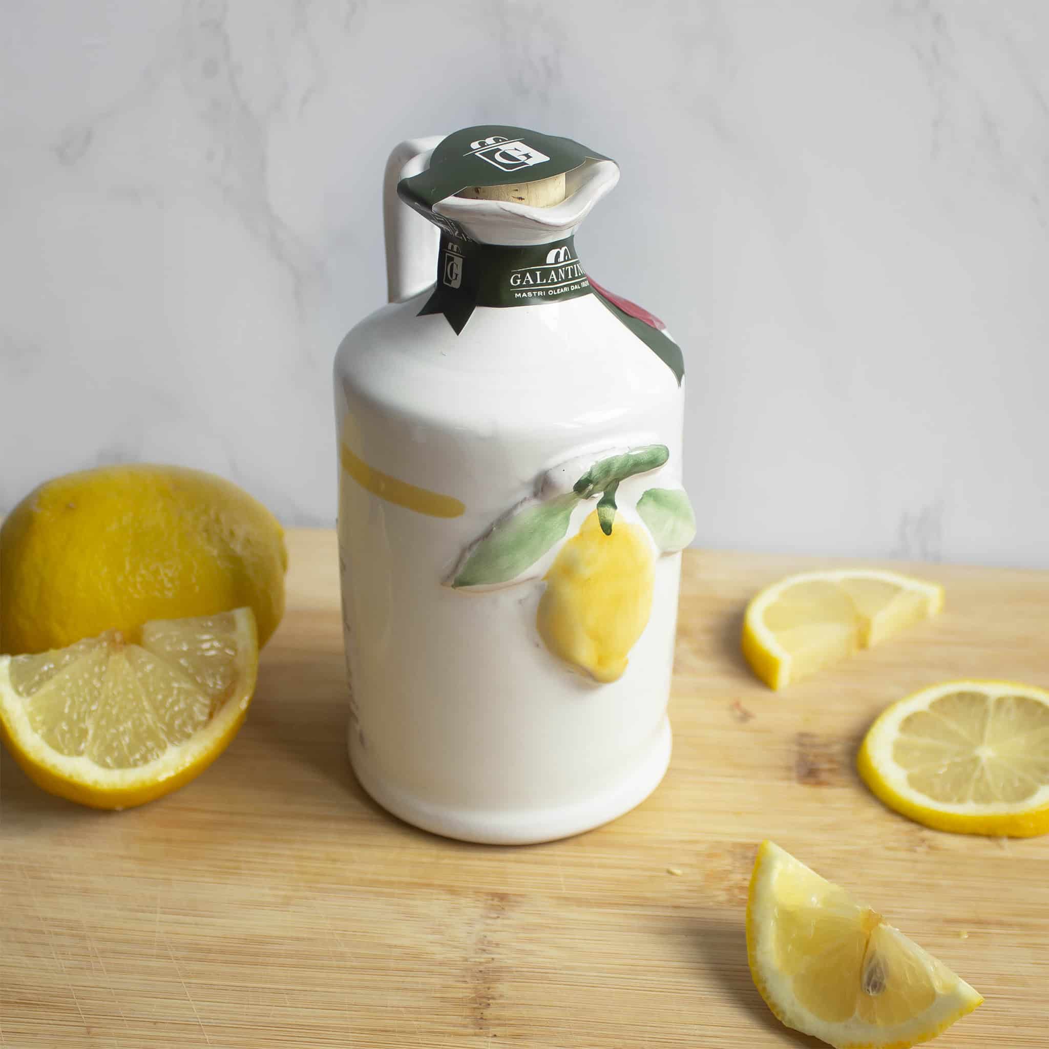Puglian Olive Oil with Lemon in Terracotta Bottle, 250ml - Image 7