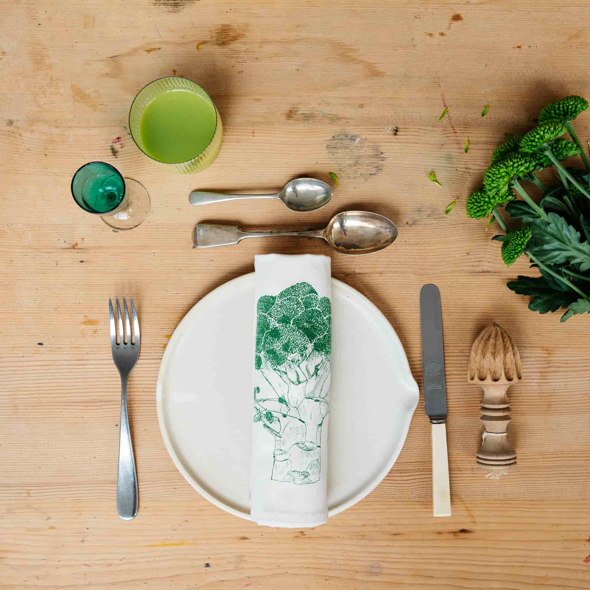 Lottie Day Garden Veg Mixed Design Napkins Box of 6 - Image 4