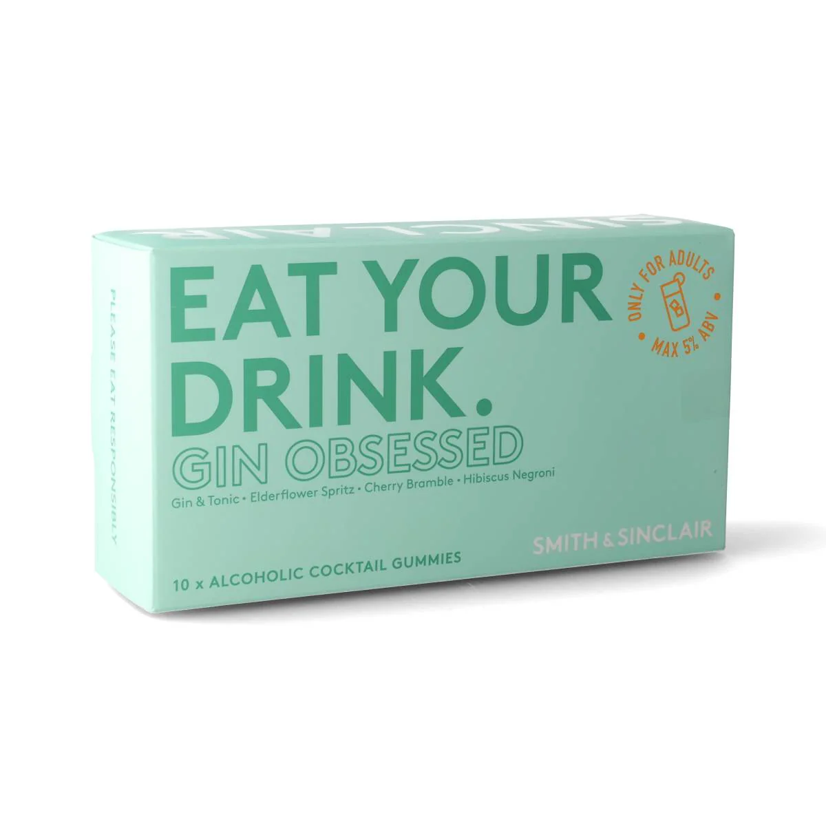 Short Dated Gin Obsessed 5%ABV Alcoholic Cocktail Jelly Sweets, 140g