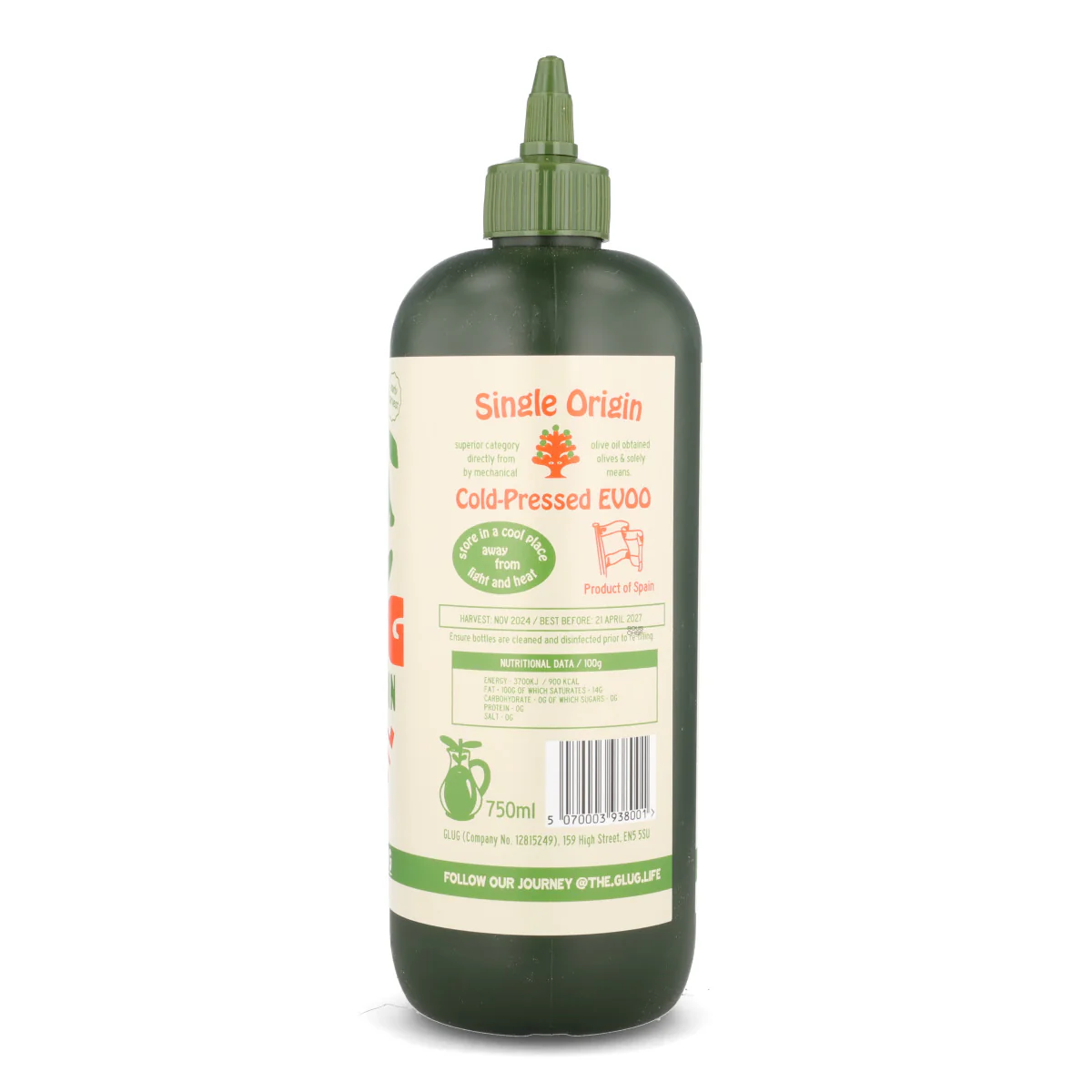 Glug Extra Virgin Olive Oil for Drizzling, 750ml - Image 2