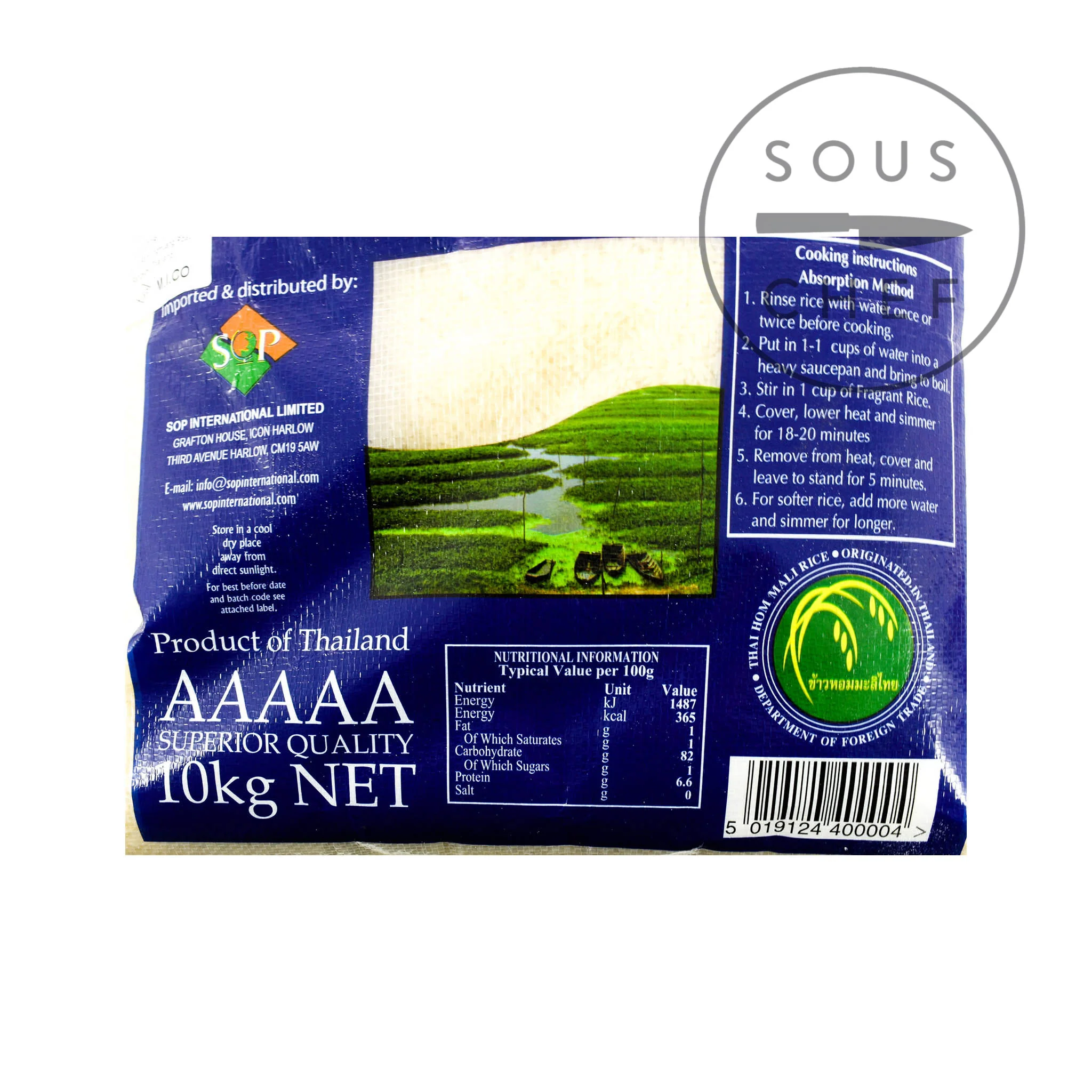 Golden Orchid Fragrant Thai Rice, 10kg - Image 2