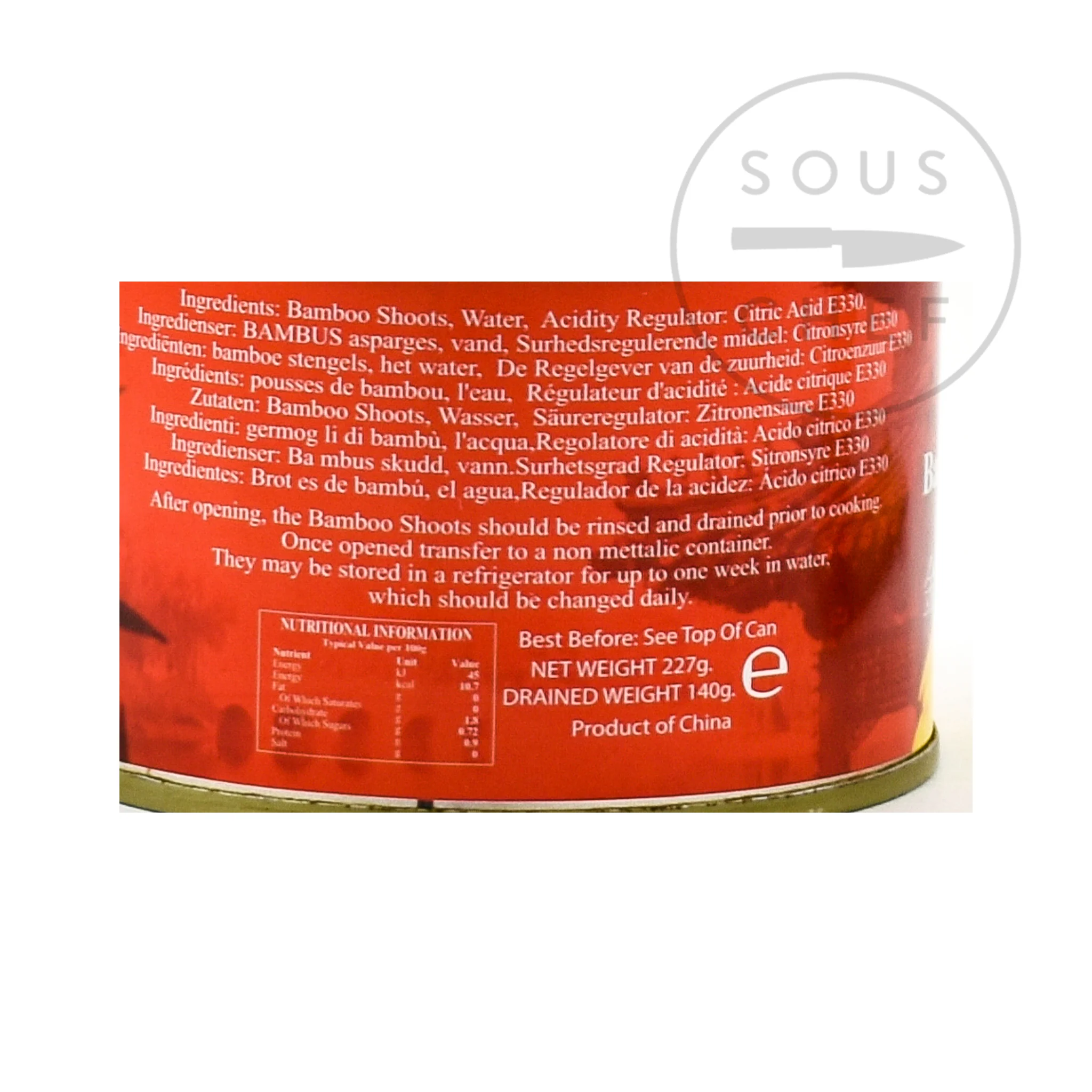 Golden Swan Sliced Bamboo, 227g - Image 2