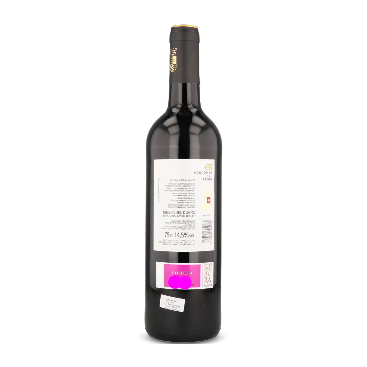 Gondomar del Reino Ribera Del Duero Vendimia Seleccionada 2022, 750ml - Image 2