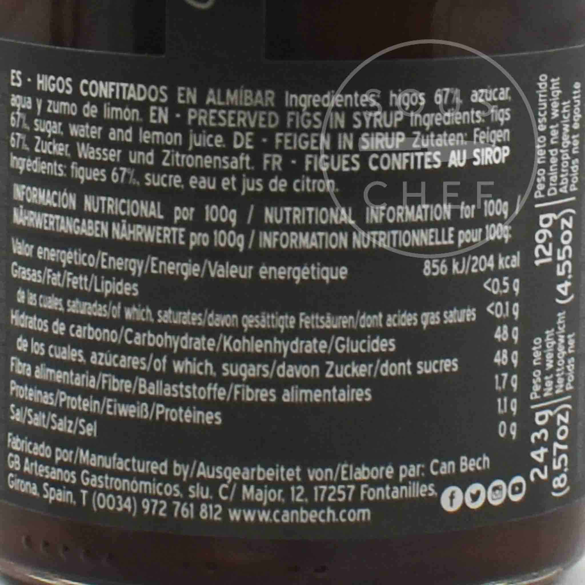 Gourmet Confit Figs in Syrup, 285g - Image 2