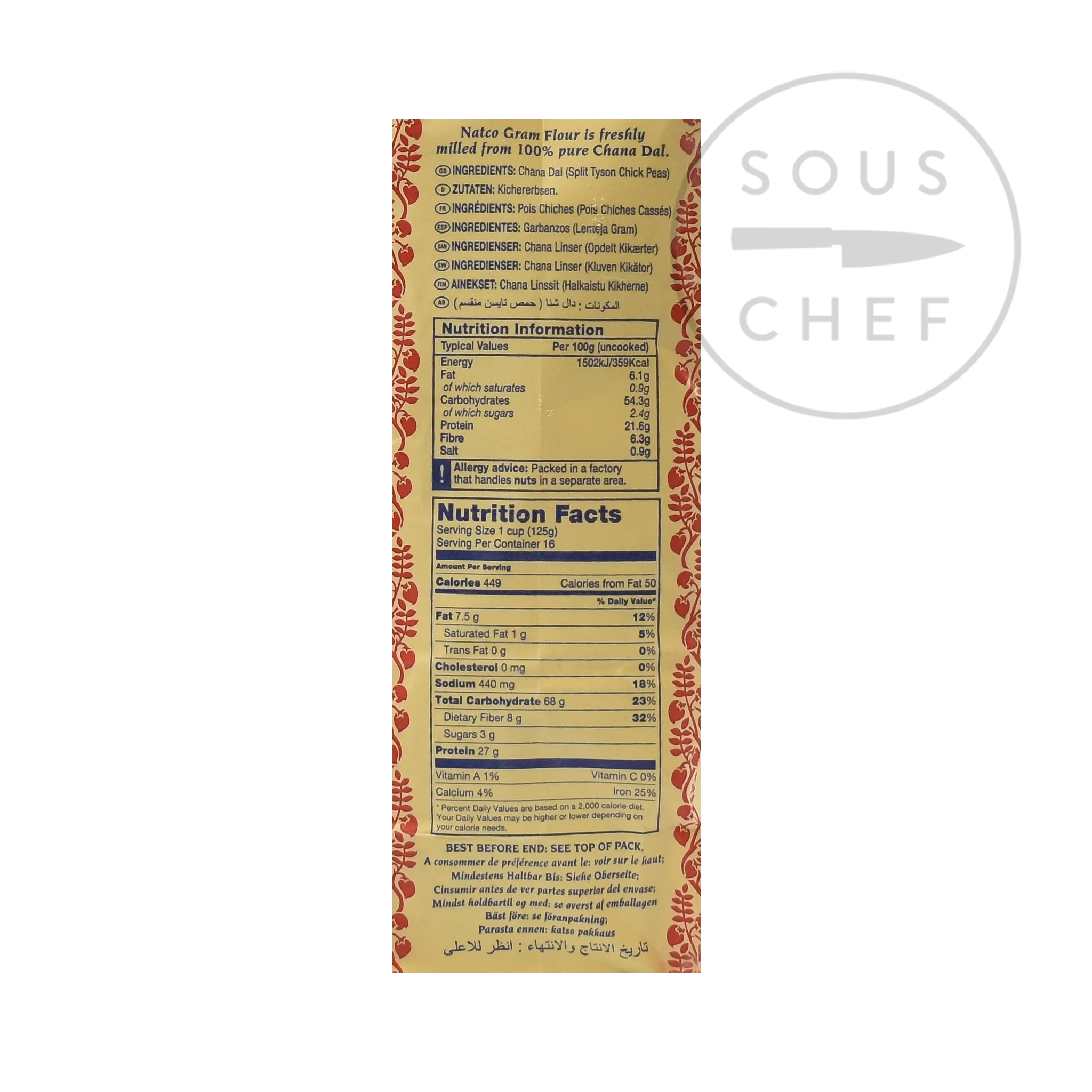 Superfine Gram Flour, 1kg - Image 3