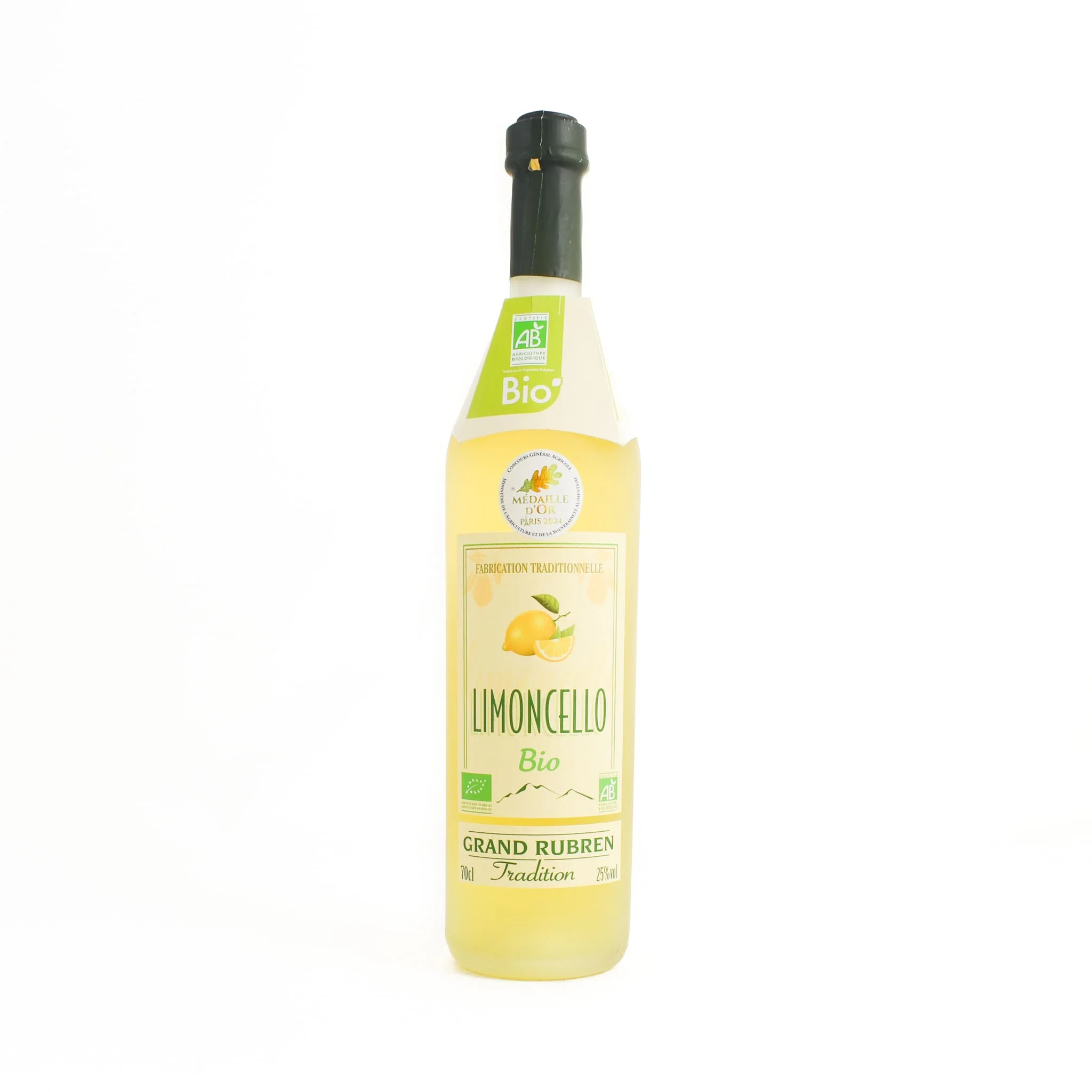Grand Rubren Organic Limoncello 25%ABV, 700ml